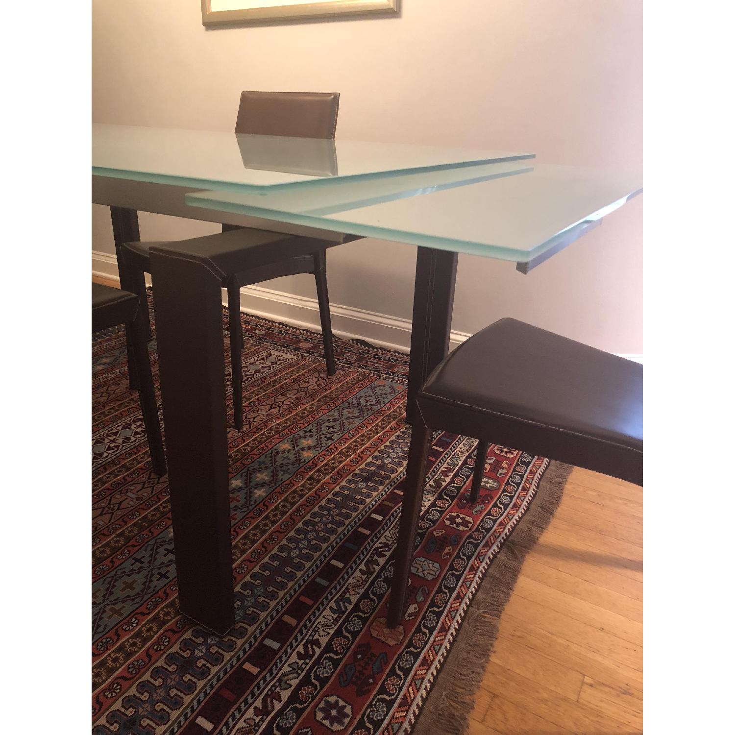 Calligaris Modulo Extension Table w/ 4 Matching Chairs - image-5