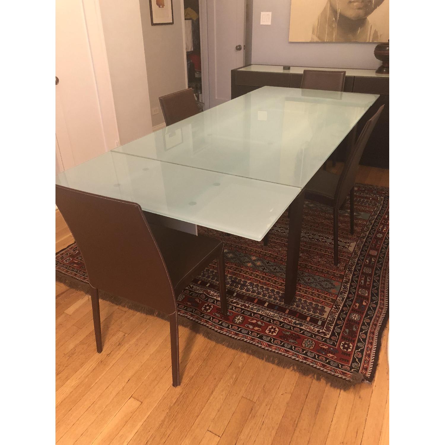 Calligaris Modulo Extension Table w/ 4 Matching Chairs - image-6