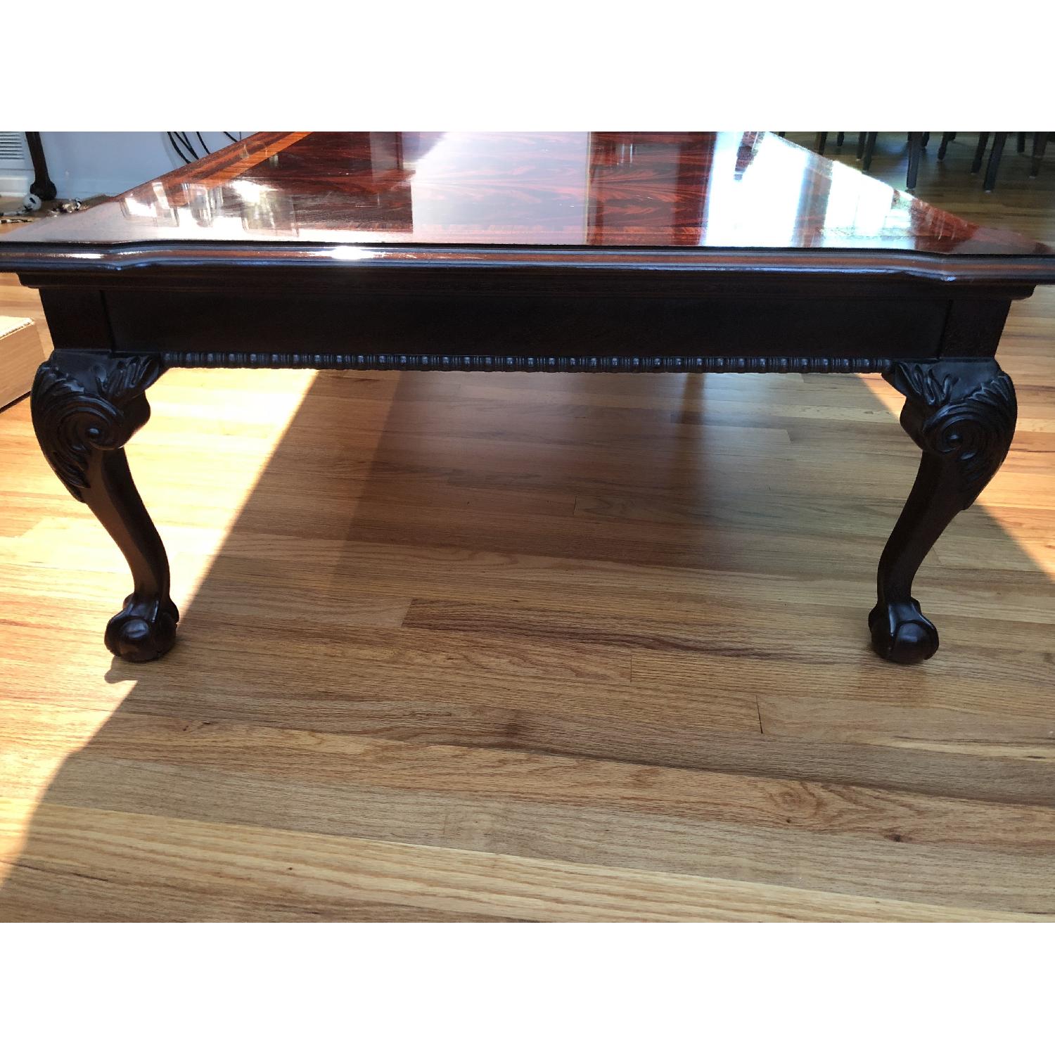 Thomasville Chippendale Mahogany Ball & Claw Coffee Table - image-3