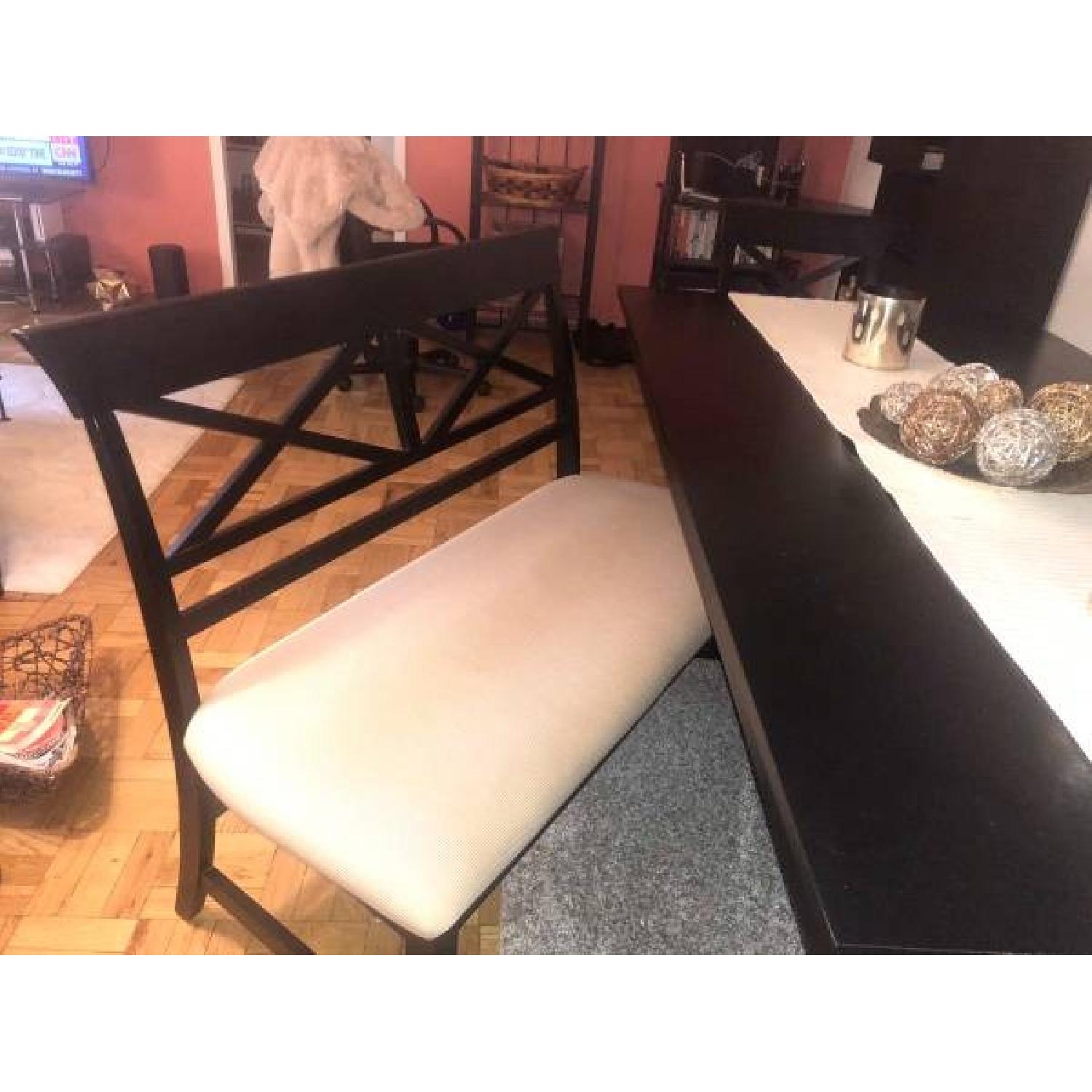 American Signature Furniture Black Wood 6-Piece Dining Set - image-3