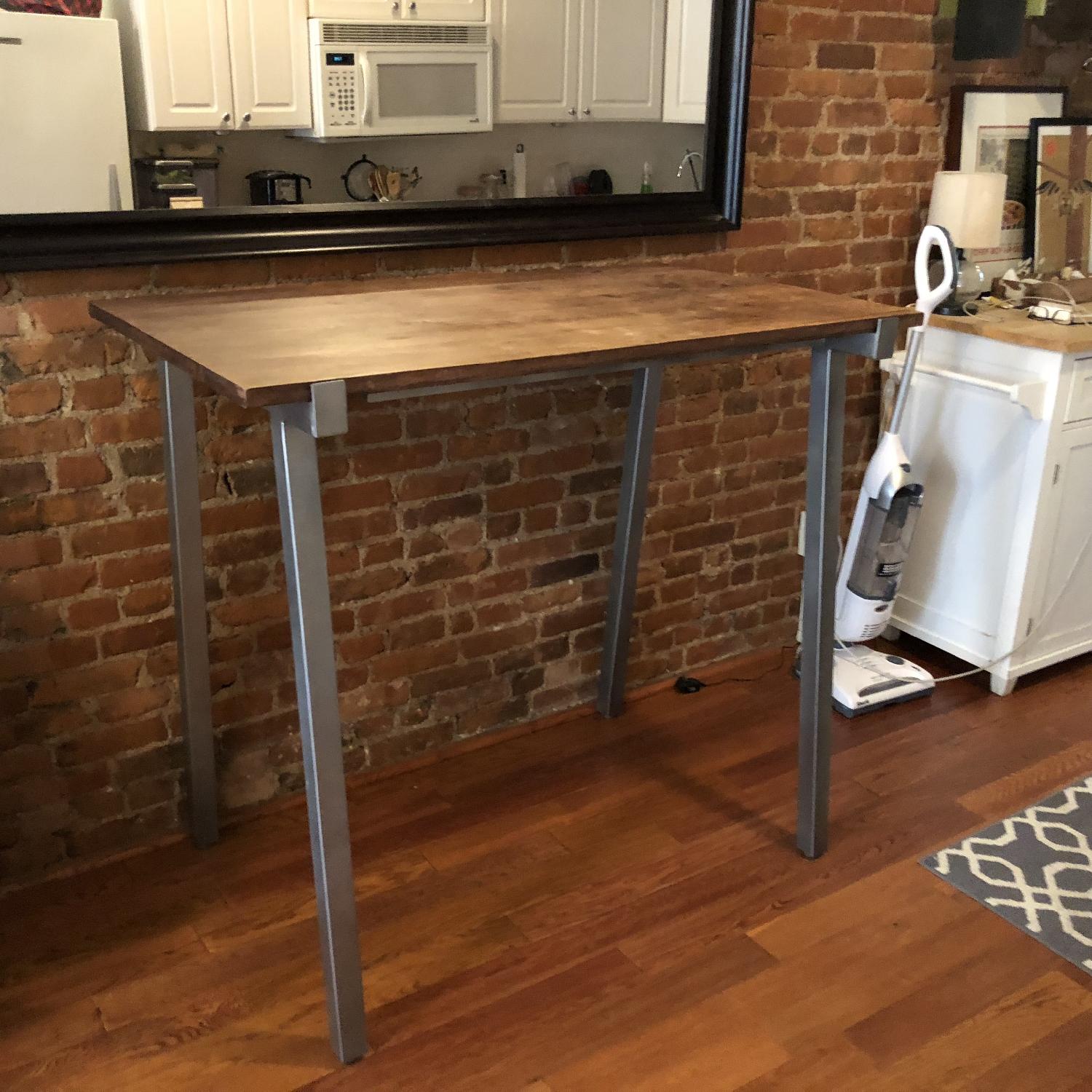 CB2 Stilt Bar Height Dining Table - image-2