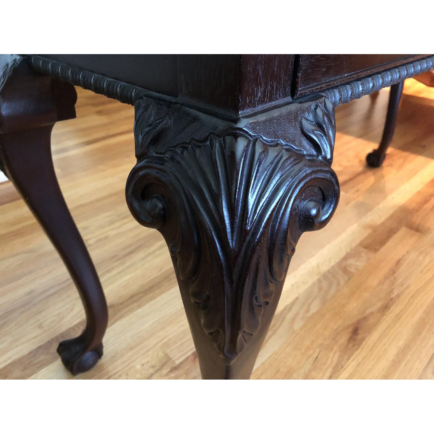 Thomasville Chippendale Mahogony Ball & Claw Sofa Table - image-5