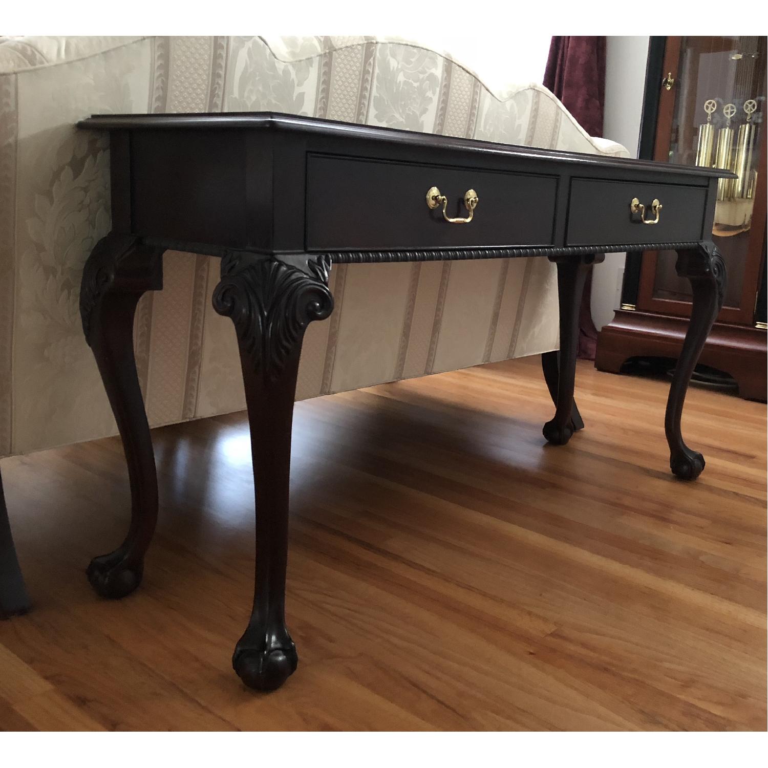Thomasville Chippendale Mahogony Ball & Claw Sofa Table - image-20