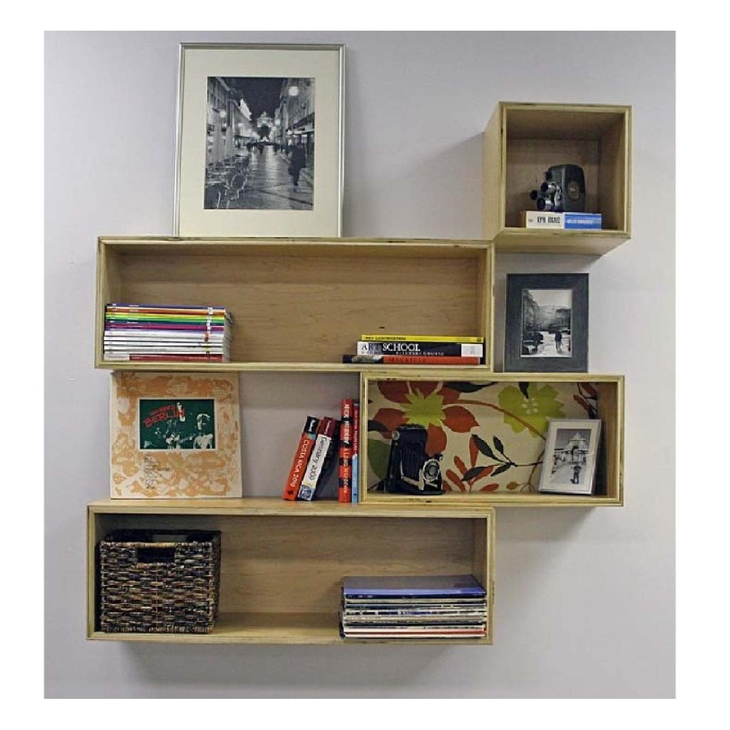 Customizable Birch Plywood Modern Wall Shelves - image-1