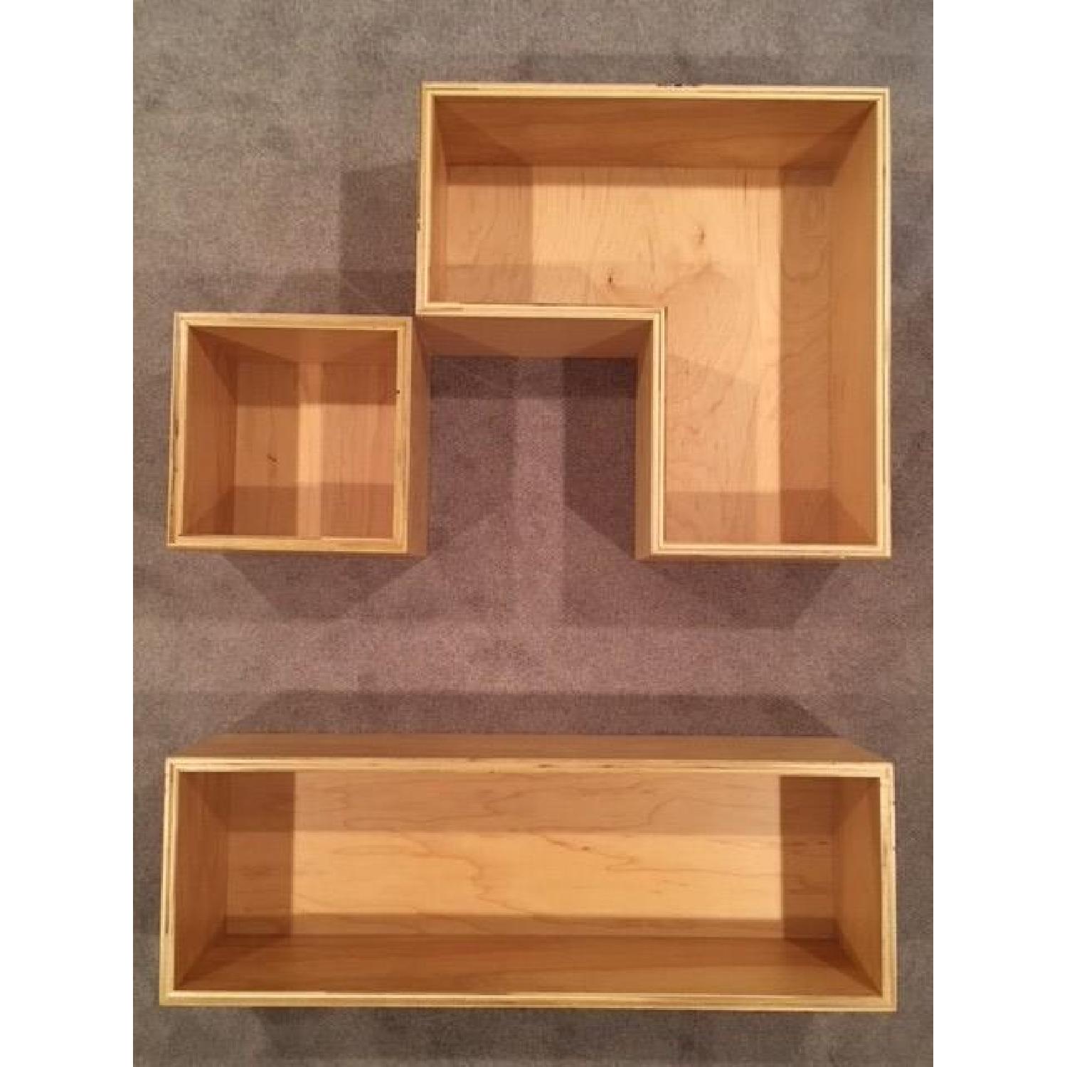 Customizable Birch Plywood Modern Wall Shelves - image-2