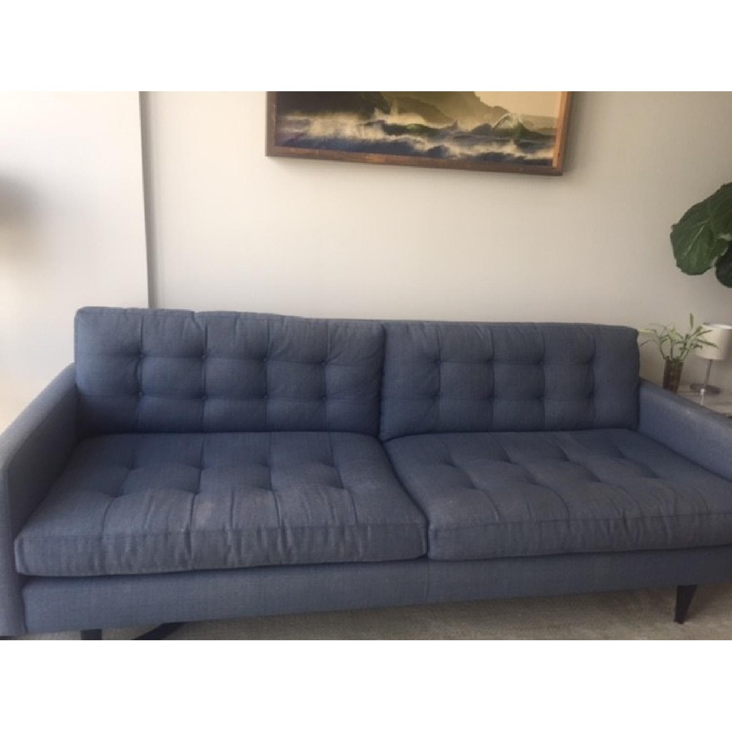 Crate & Barrel Petrie Mid Century Sofa - image-1