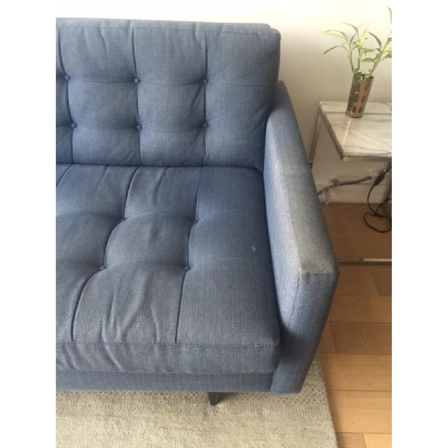 Crate & Barrel Petrie Mid Century Sofa - image-2