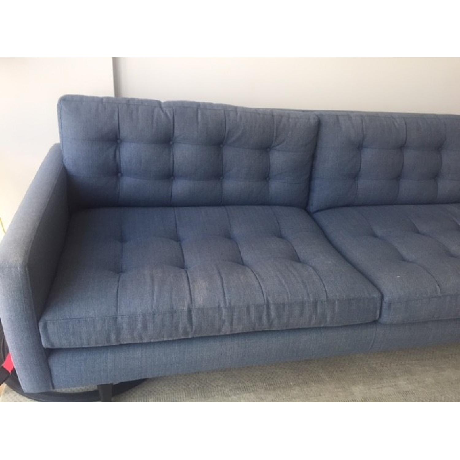 Crate & Barrel Petrie Mid Century Sofa - image-4