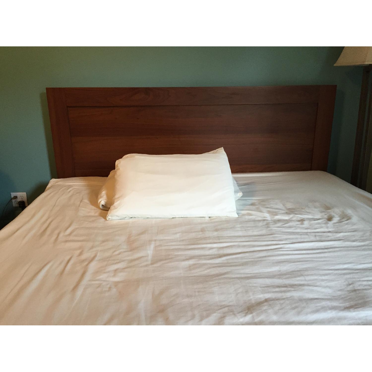 Walnut King Size Bed Frame - image-2
