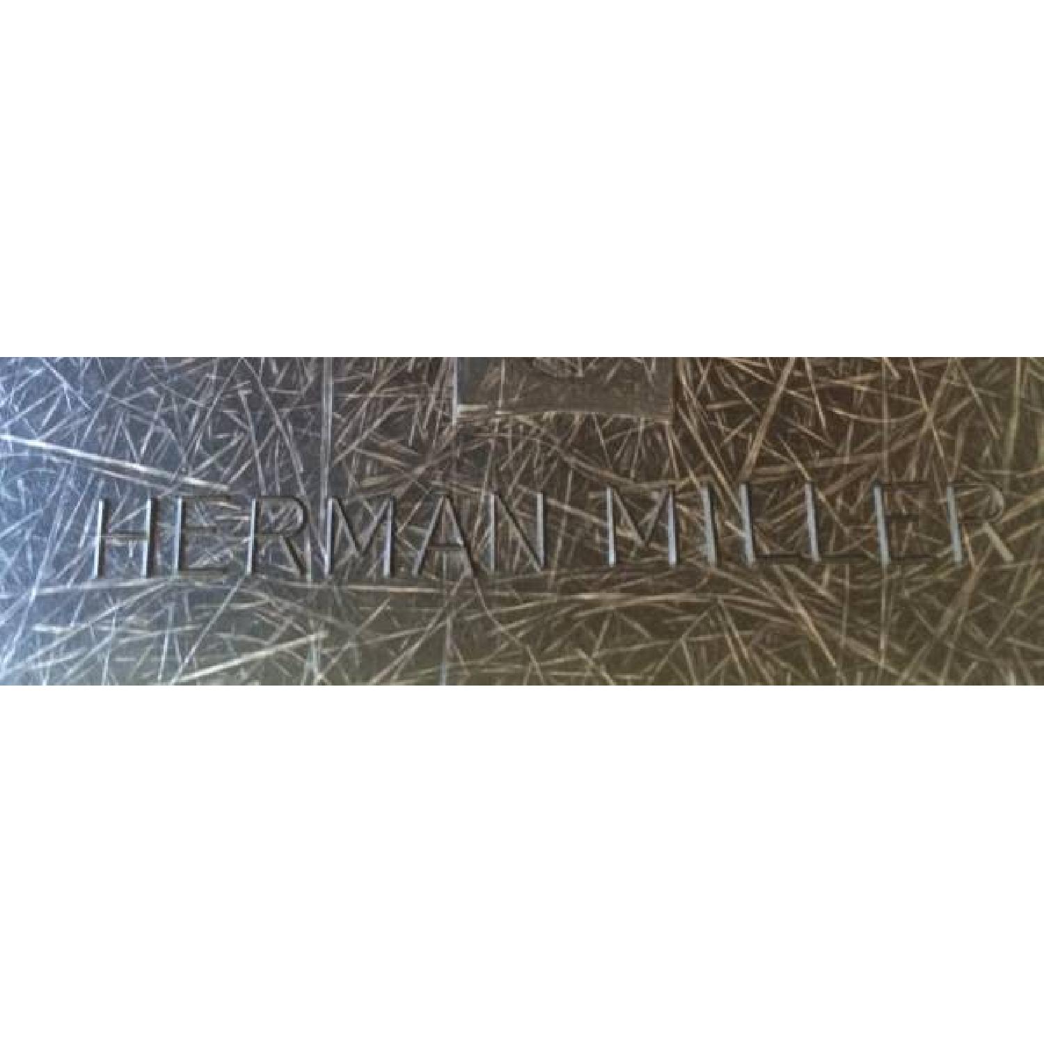 Eames for Herman Miller Orange Swivel Fiberglass Chair - image-5