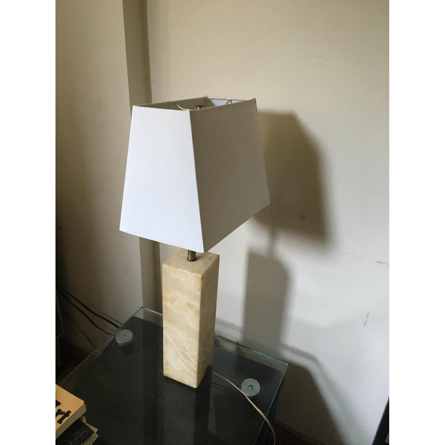 Mid-Century Modern Italian Marble Table Lamp - image-2