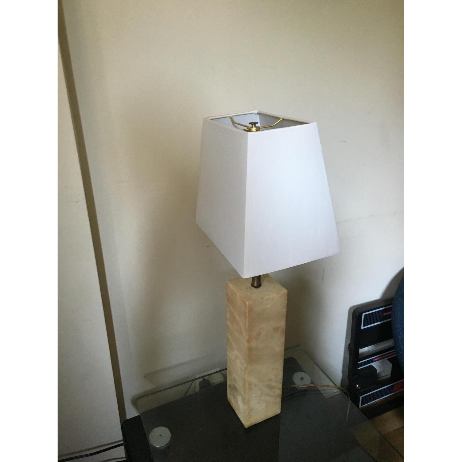 Mid-Century Modern Italian Marble Table Lamp - image-3
