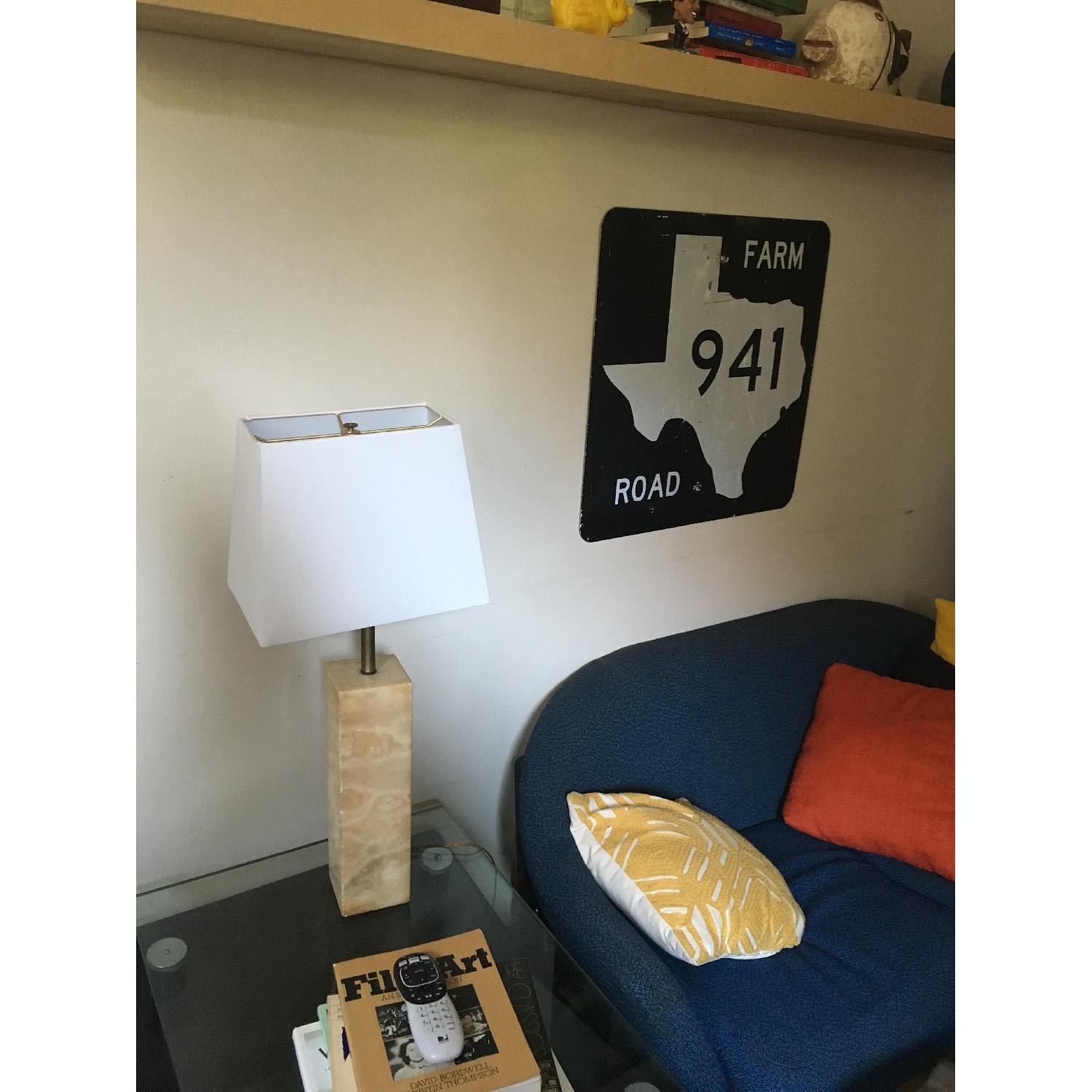 Mid-Century Modern Italian Marble Table Lamp - image-4