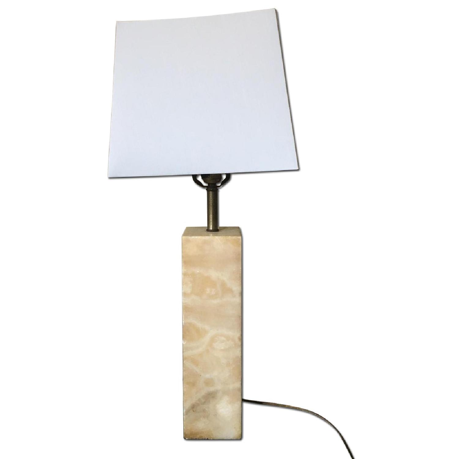 MidCentury Modern Italian Marble Table Lamp AptDeco