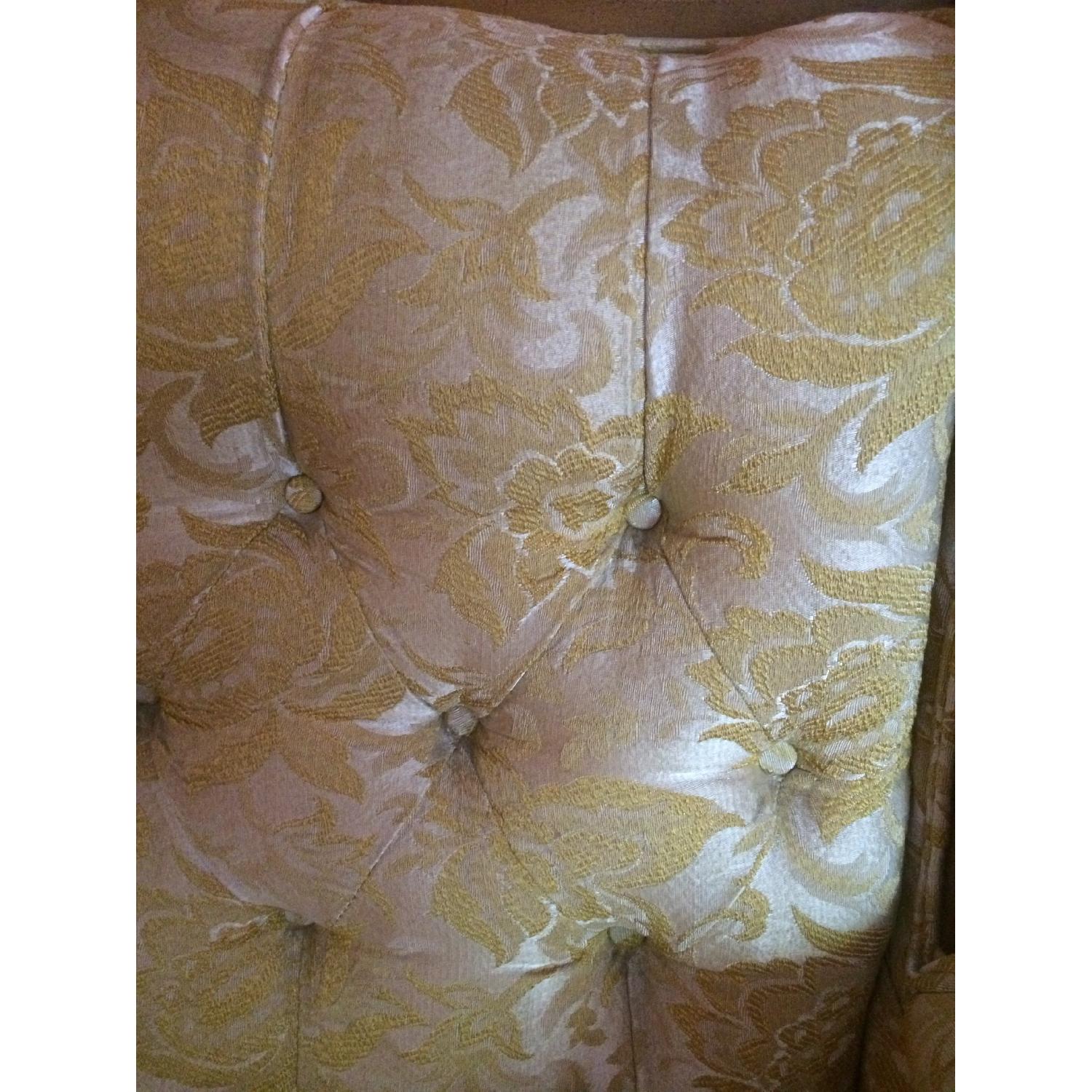 Yellow Brocade Chair - image-1