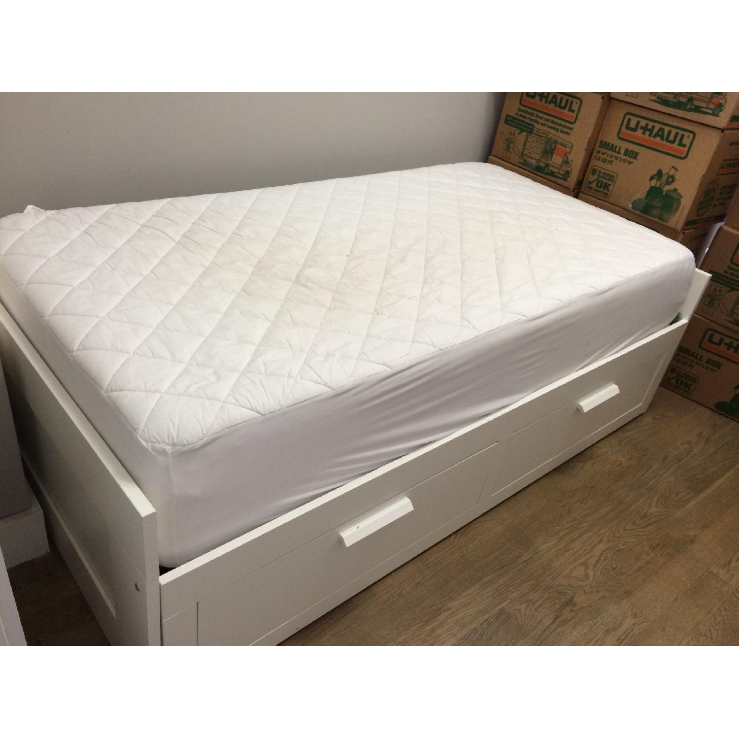 Ikea Brimnes Twin Daybed w/ Trundle & Storage - image-3