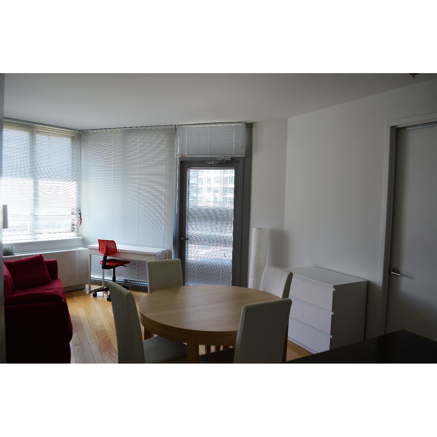 Ikea Bjursta Extendable Table in Birch Veneer - image-5