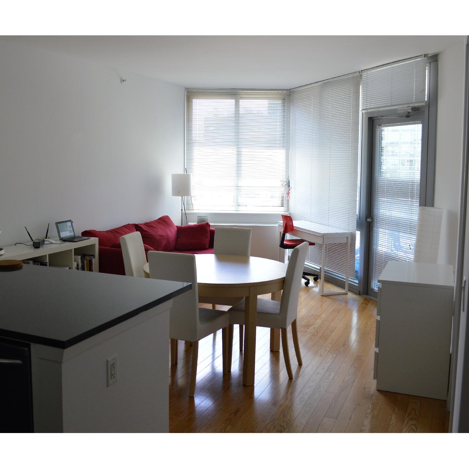 Ikea Bjursta Extendable Table in Birch Veneer - image-6