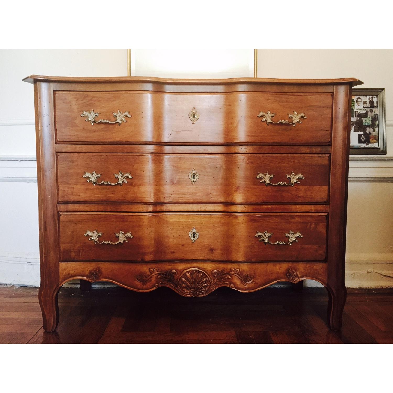 Ethan Allen Legacy Collection Serpentine Dresser - image-1