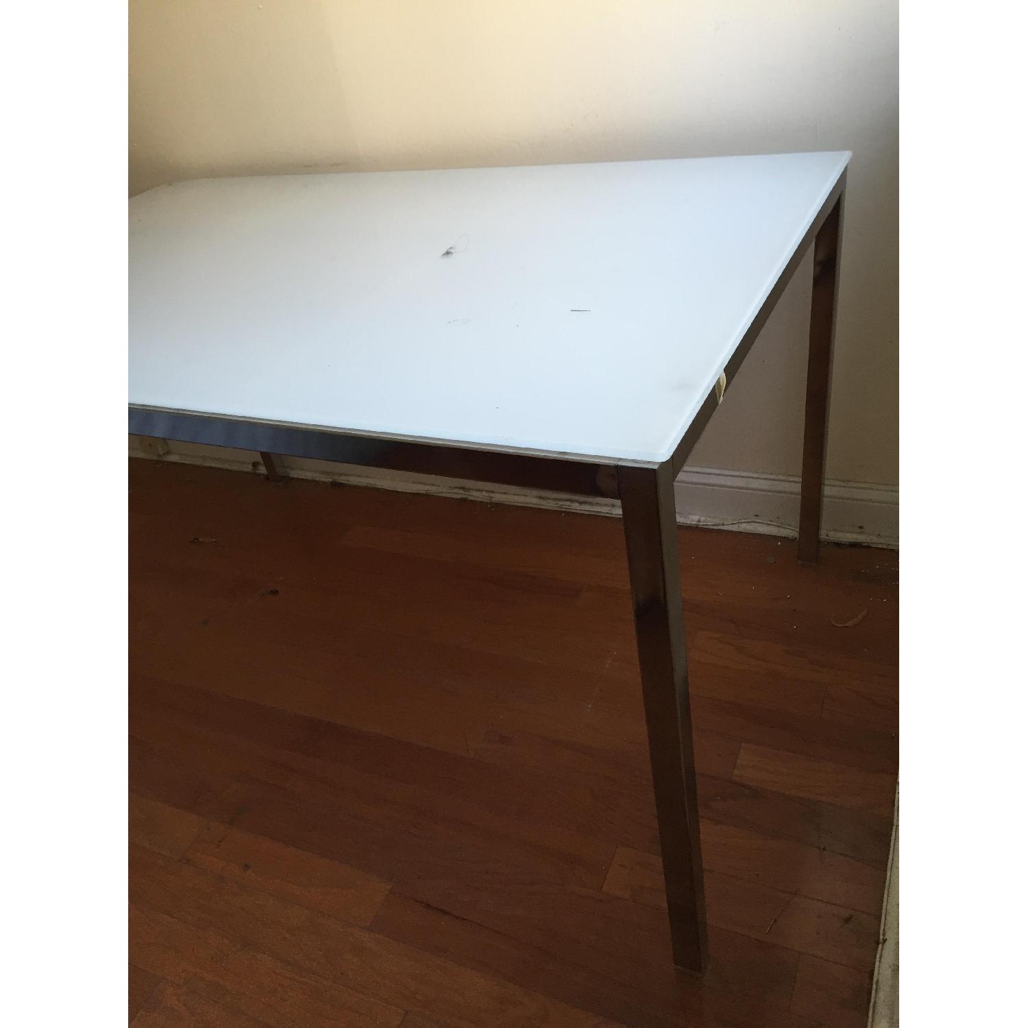 【Piaggio MP3】IKEA TORSBYトールスビー テーブル TORSBY table, chrome plated/high gloss white, 531/8x331/2
