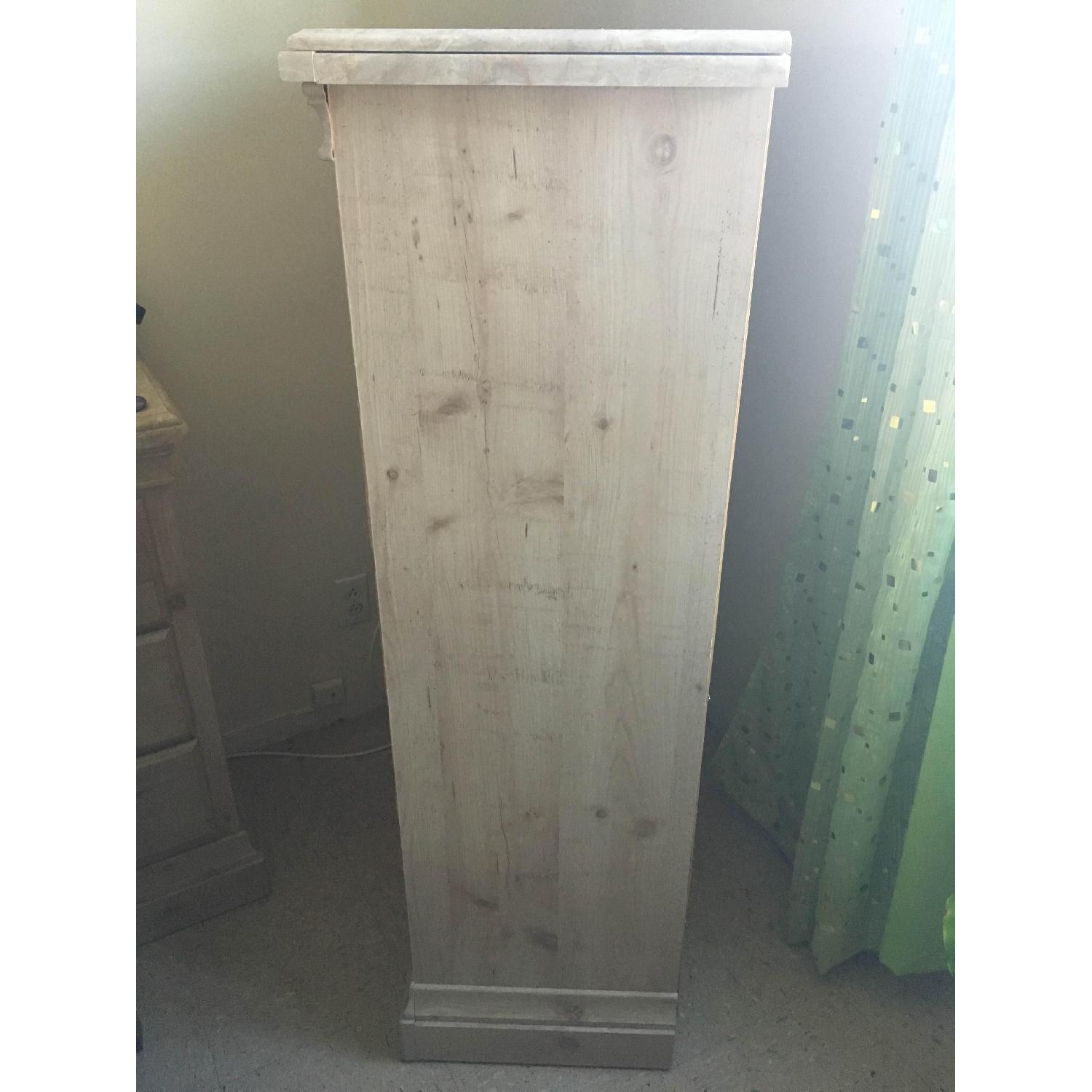 Standard Furniture 5 Drawer Dresser w/ Faux Marble Top - image-3