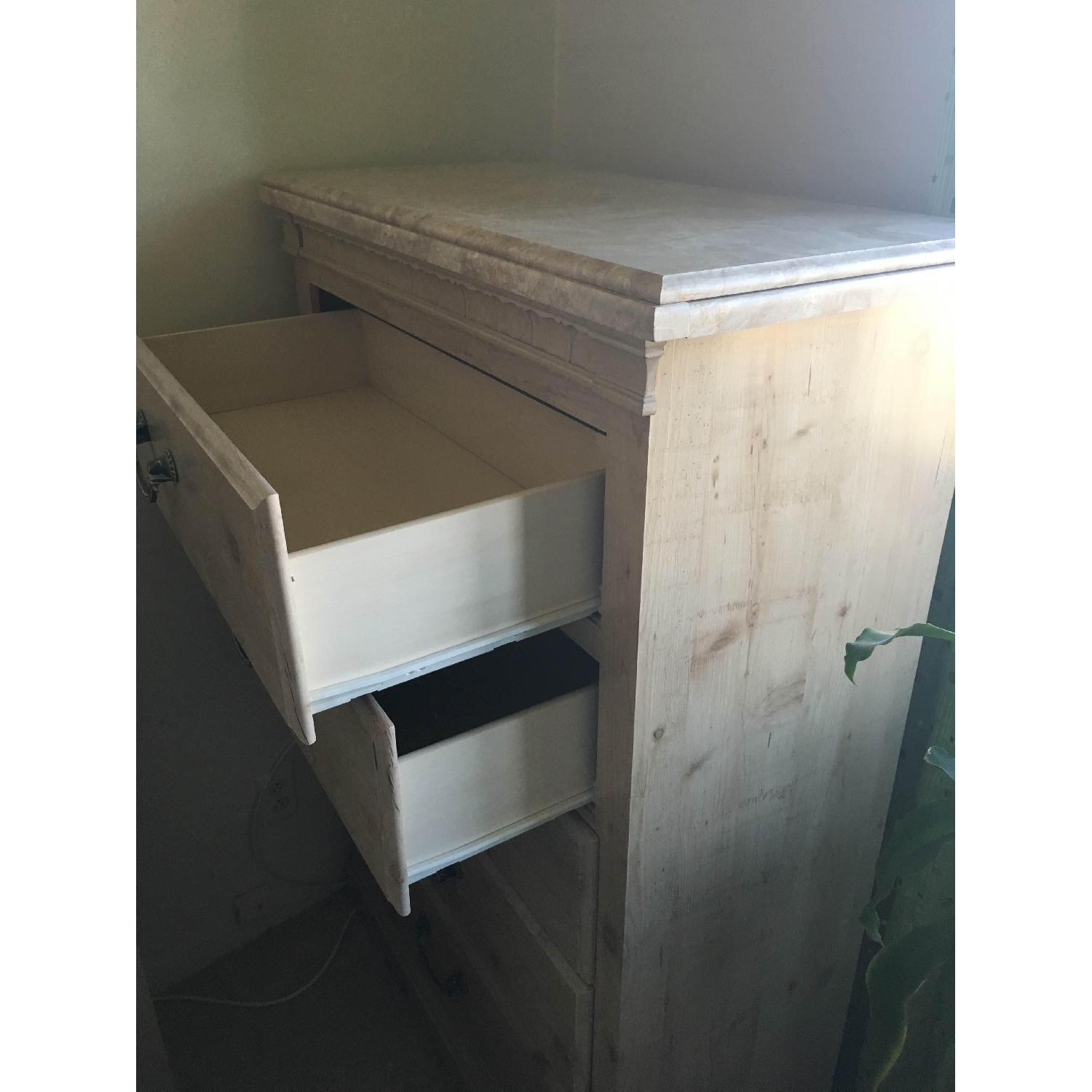 Standard Furniture 5 Drawer Dresser w/ Faux Marble Top - image-5