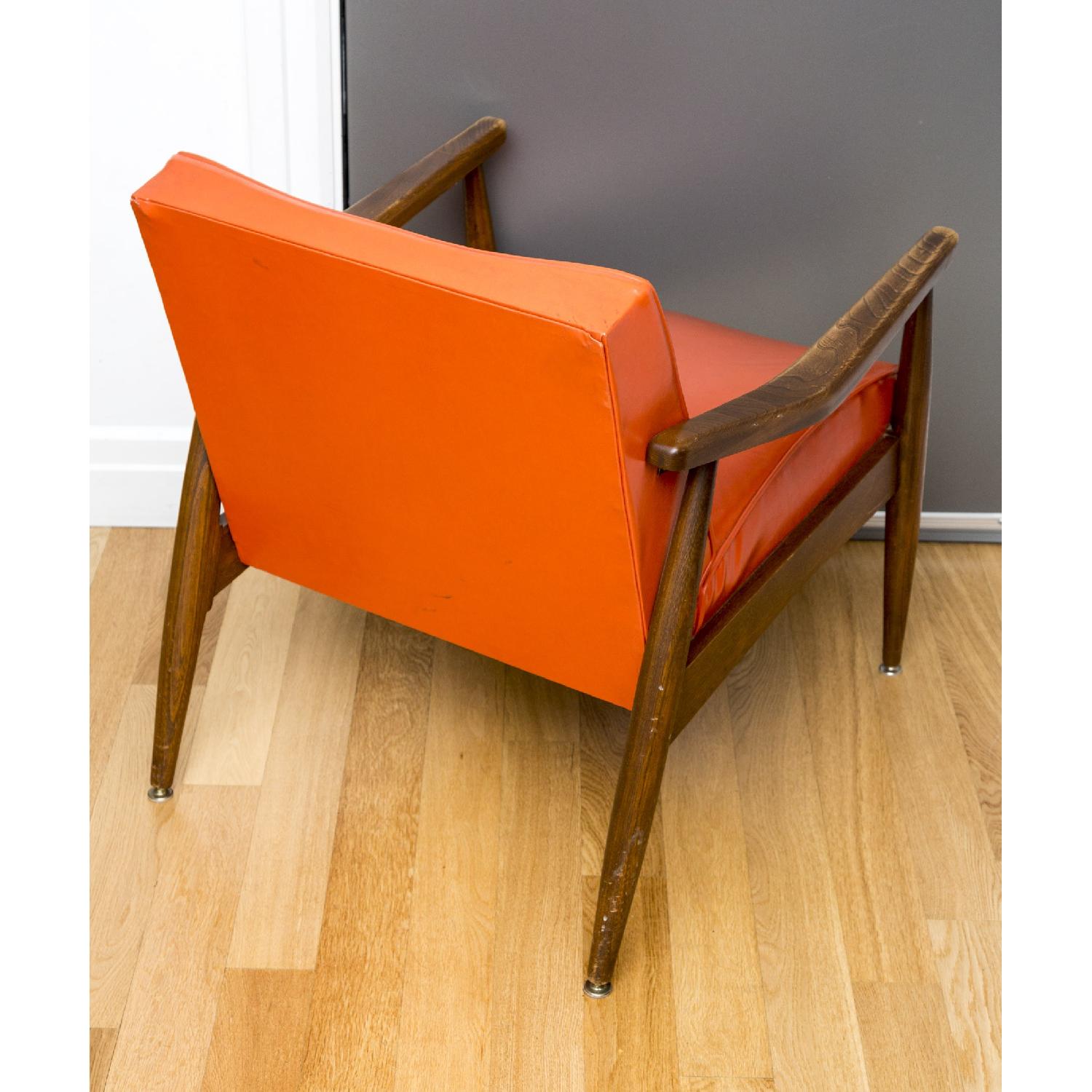 Mid Century Orange Chair - image-2