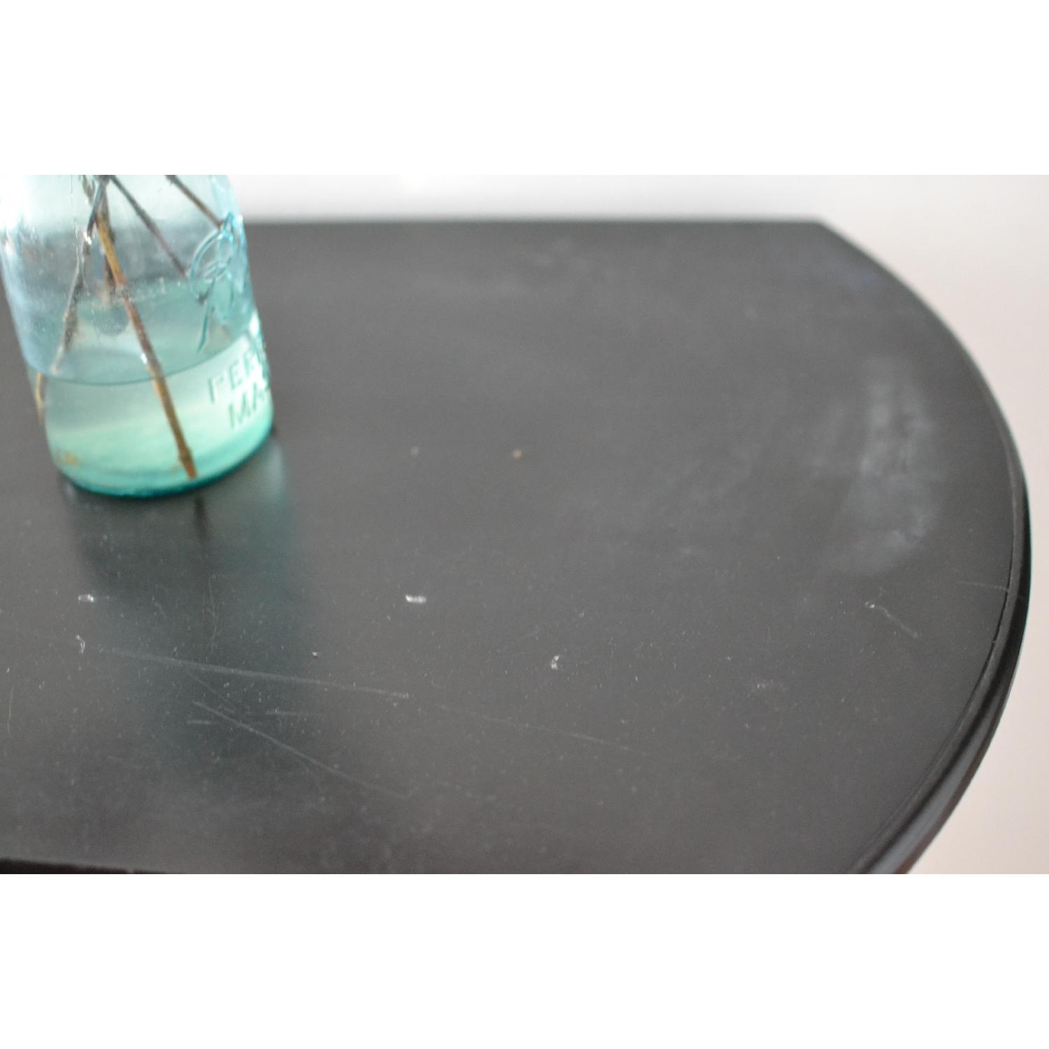 Black Wood High Top Bar Table - image-3