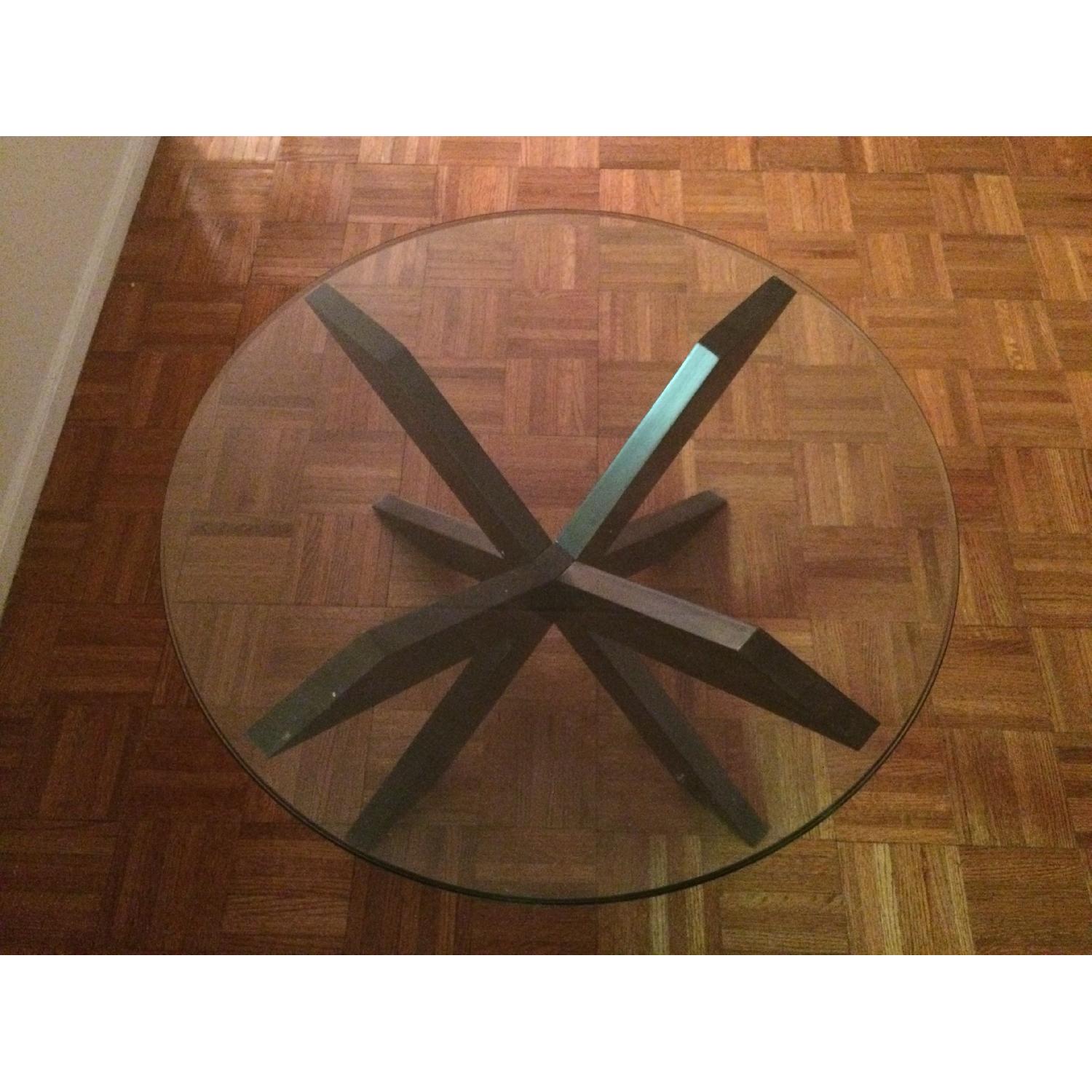 Pier 1 Glass Coffee Table - image-1