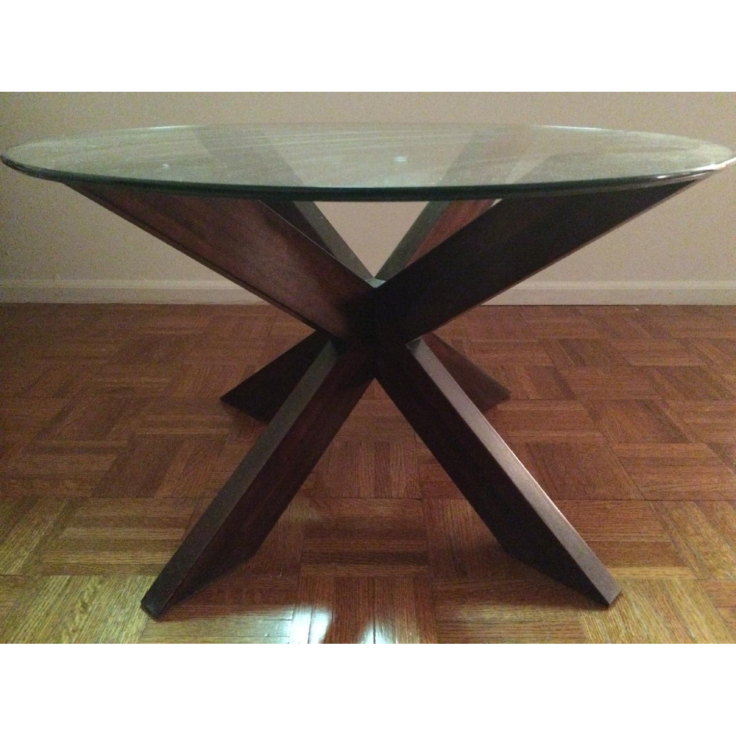 Pier 1 Glass Coffee Table - image-2