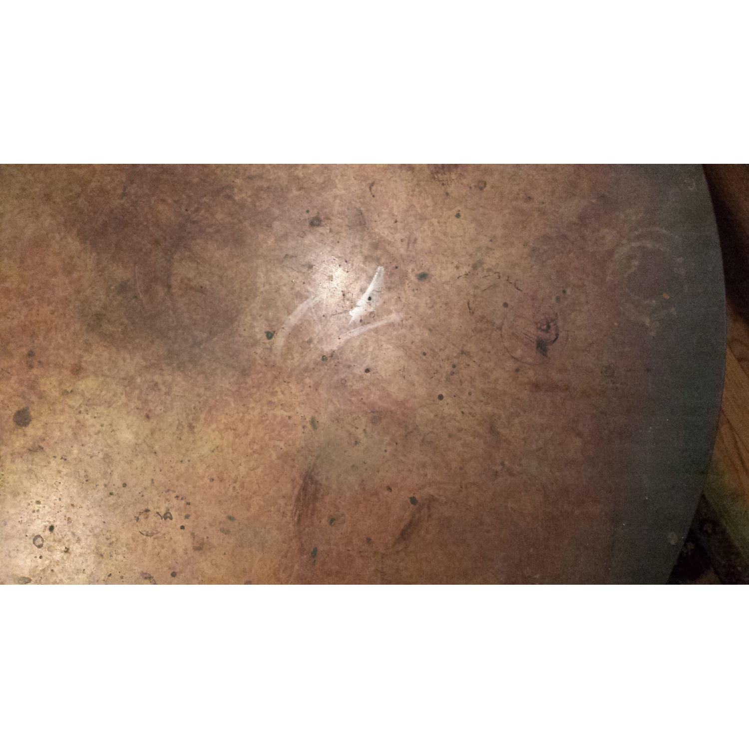 Round Copper-Top Coffee Table - image-3