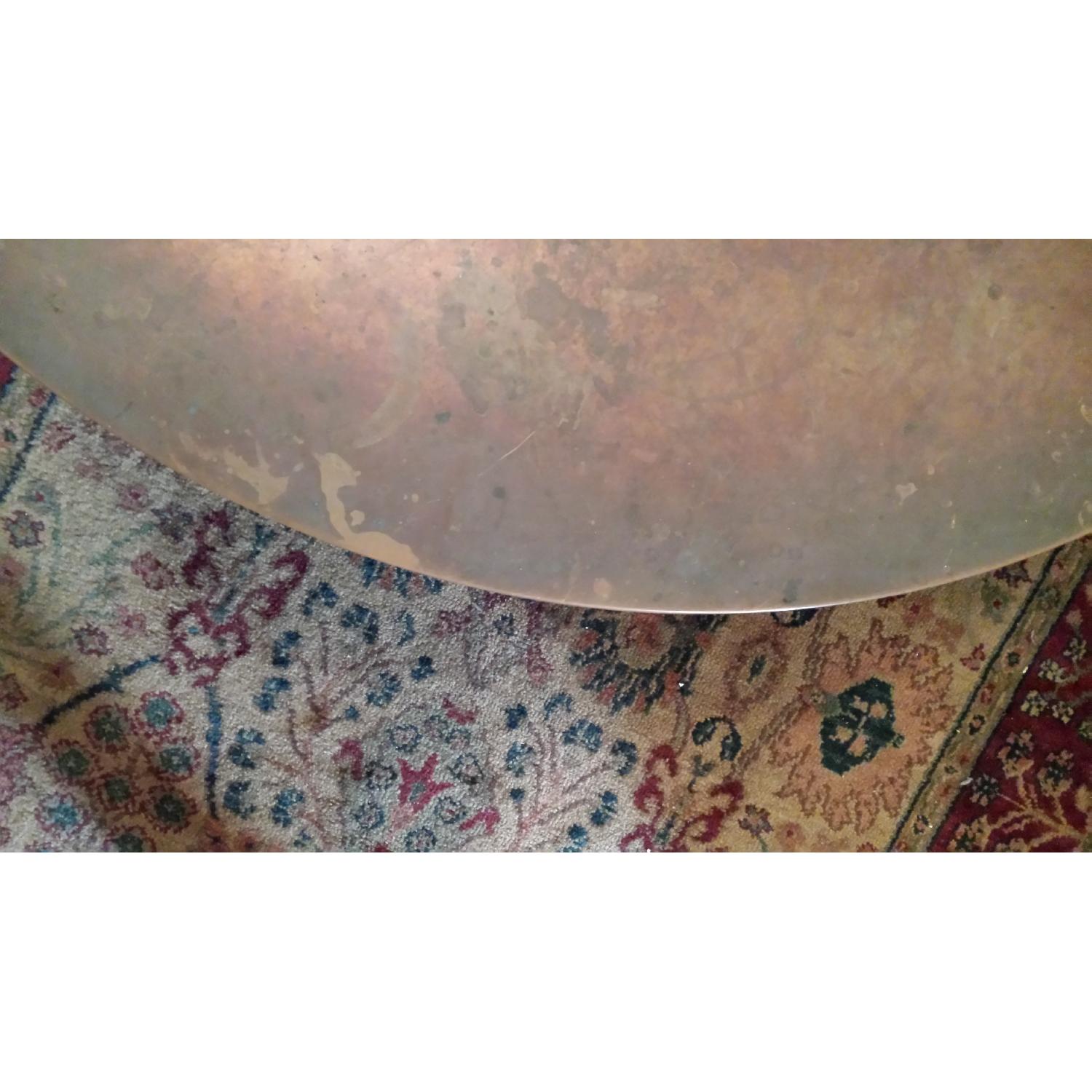 Round Copper-Top Coffee Table - image-4