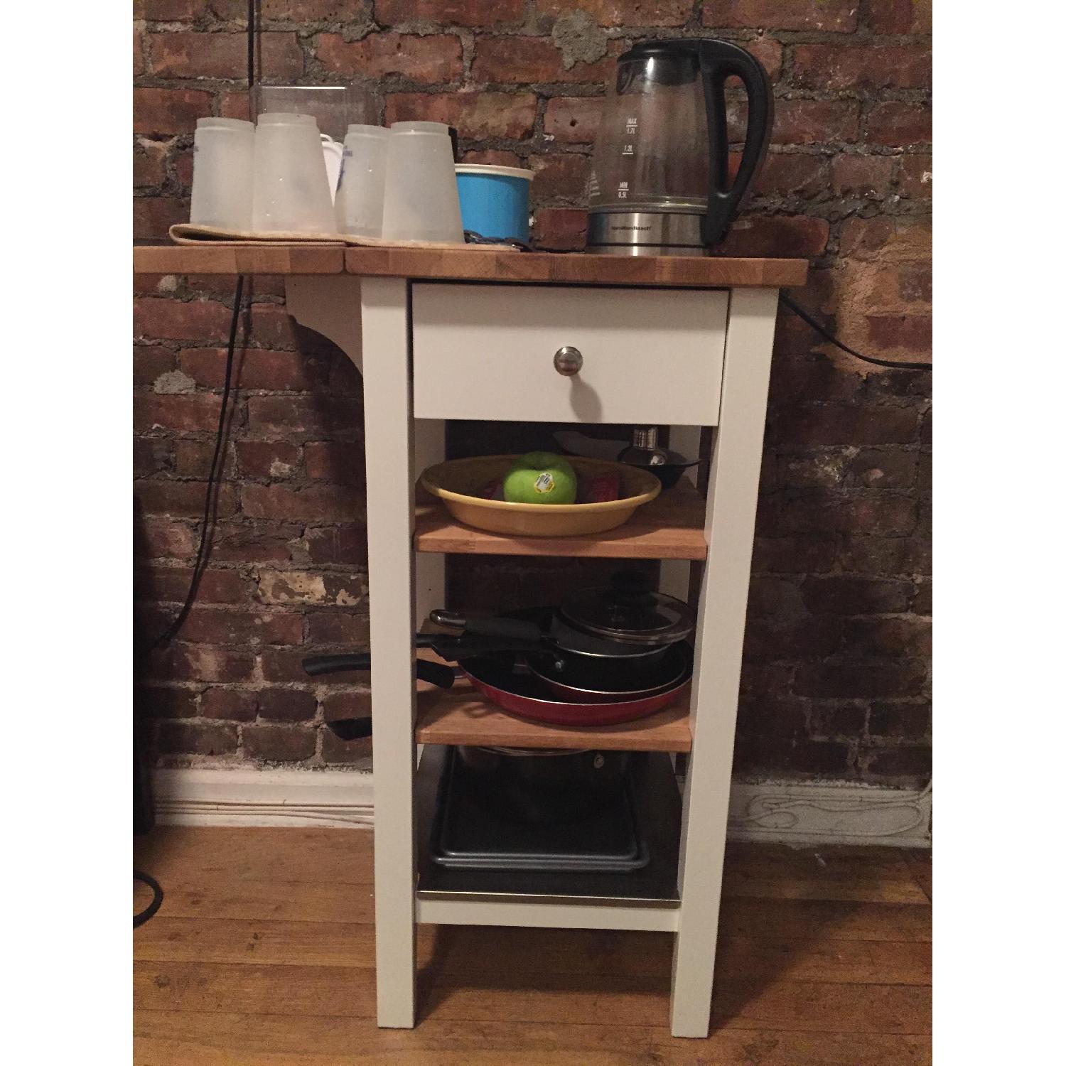 Ikea Stenstorp Kitchen Island Cart AptDeco