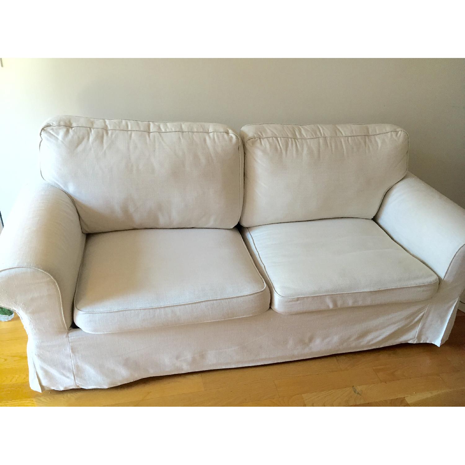 Ikea White Sleeper Sofa - image-2