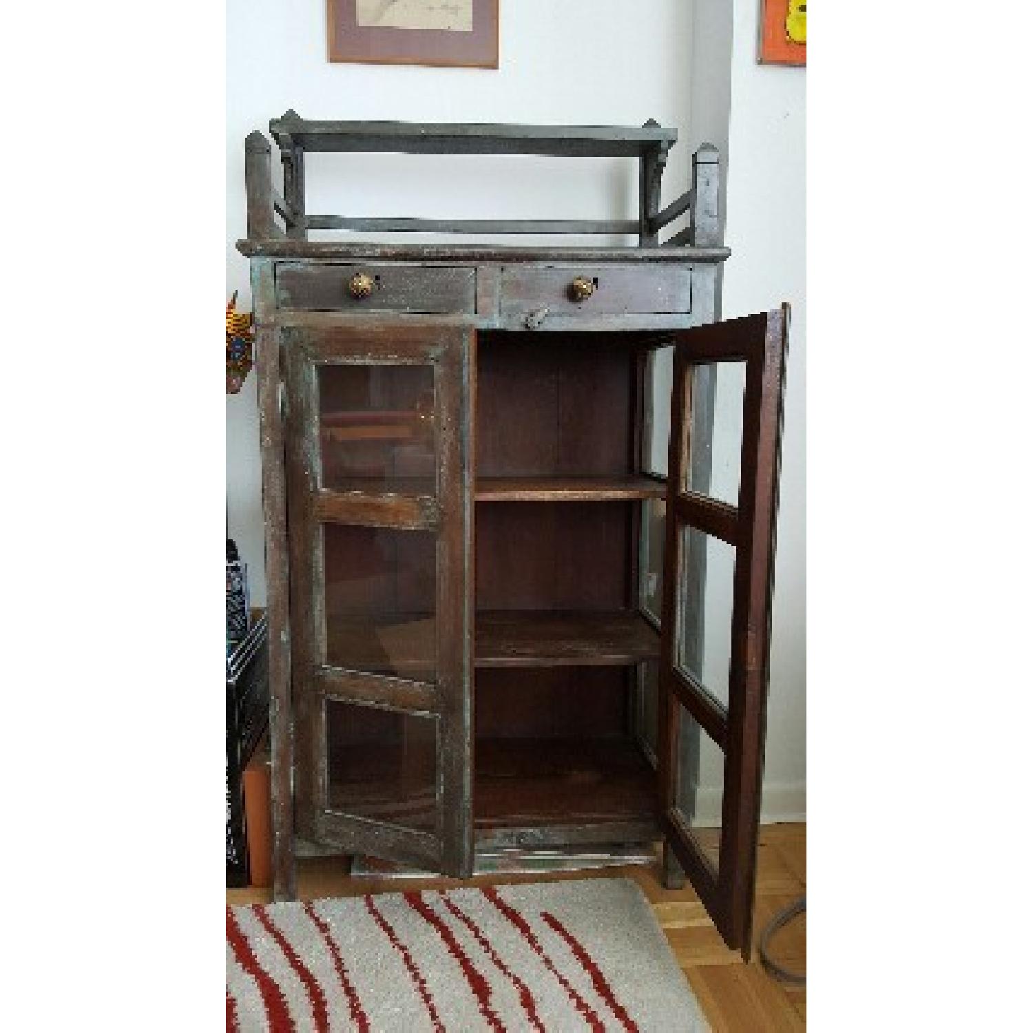 Antique Style Indian Teak Cabinet - image-2