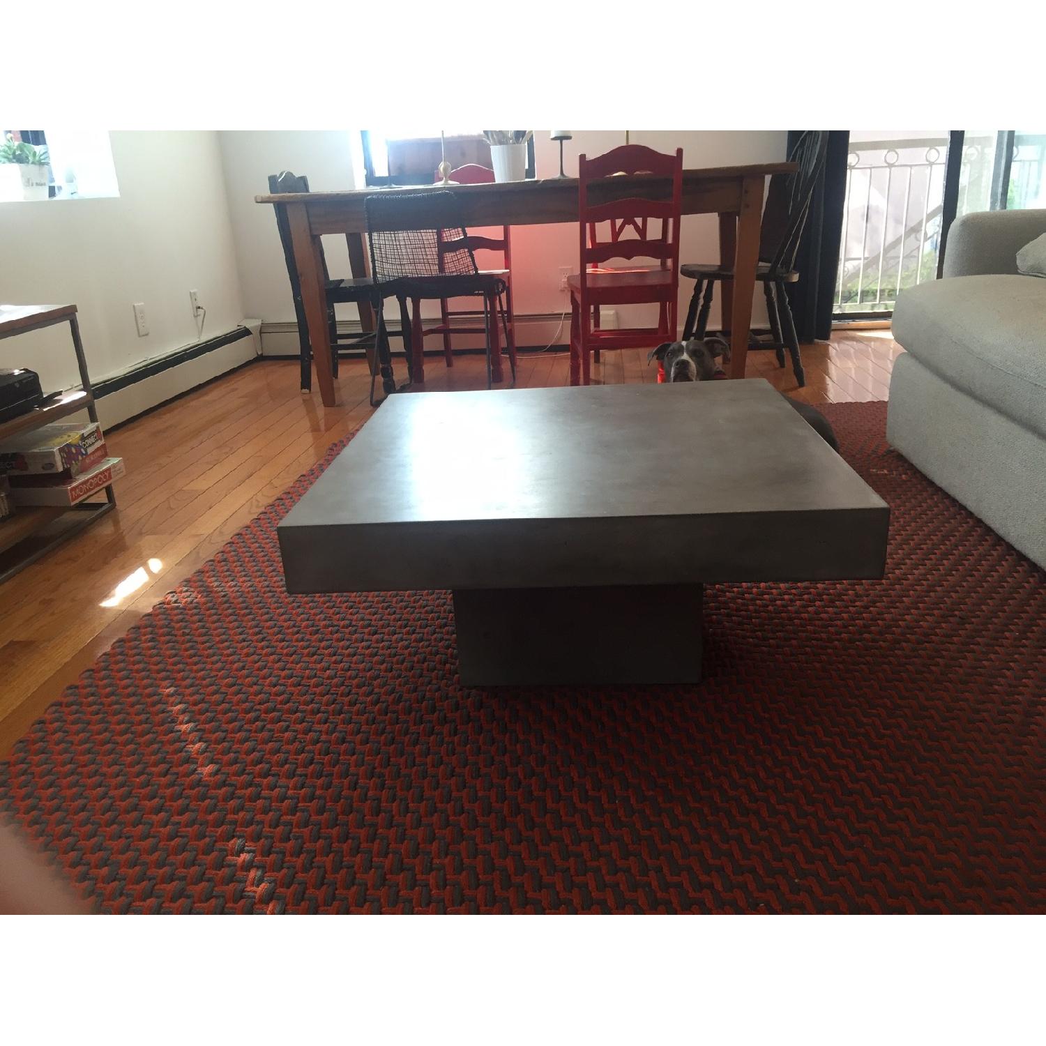 CB2 Element Concrete Coffee Table - image-3