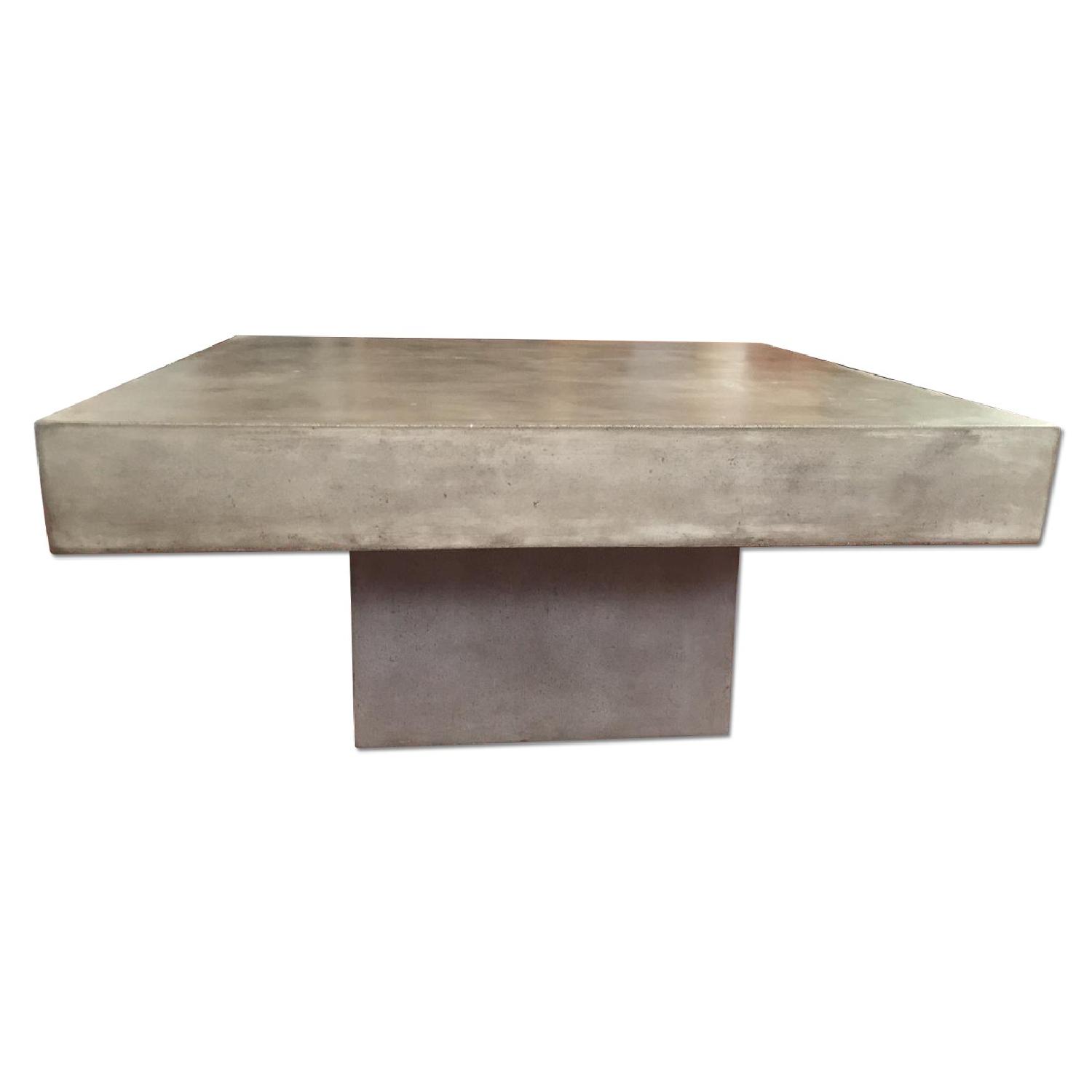 CB2 Element Concrete Coffee Table AptDeco
