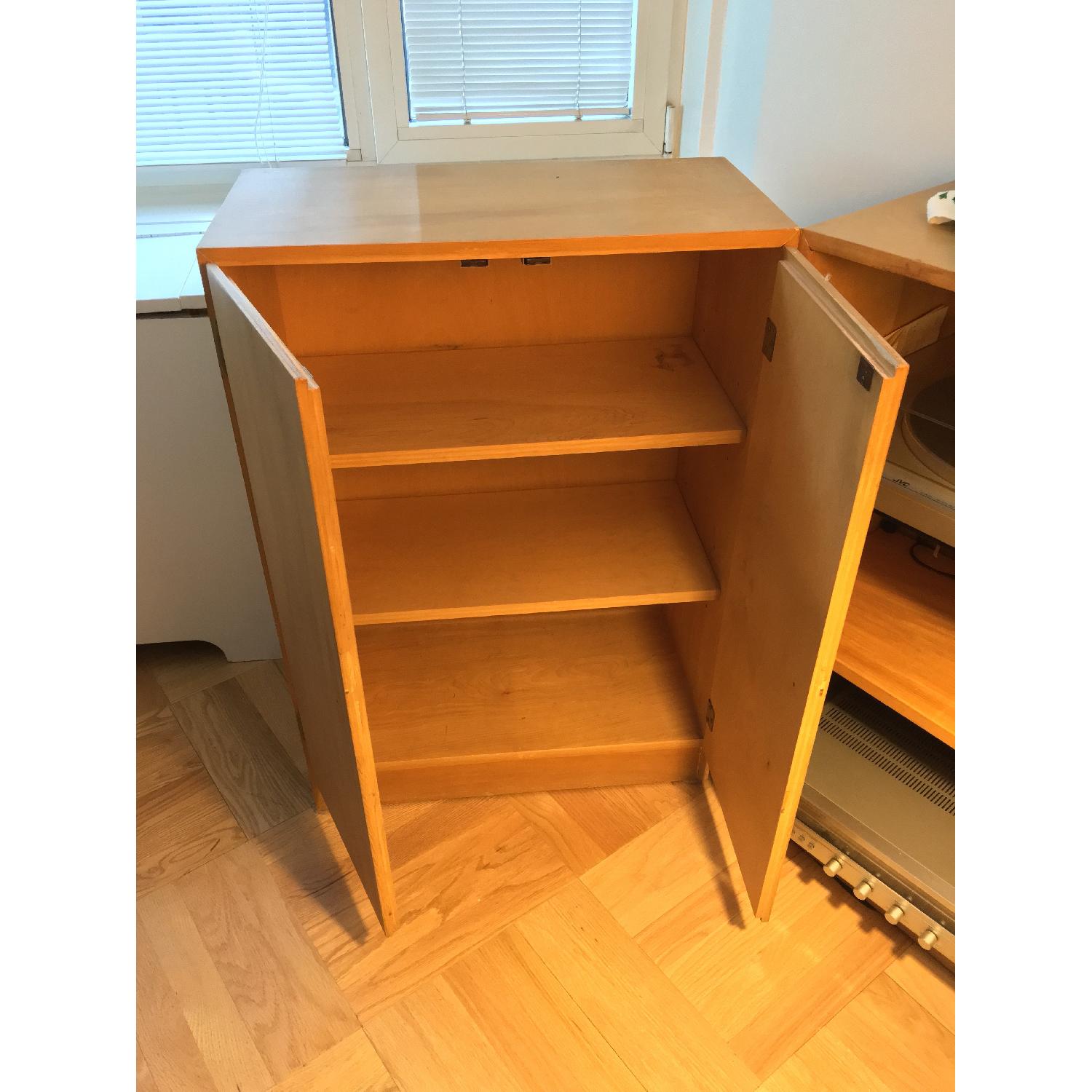 Solid Wood Shelving Unit w/ Doors - image-3