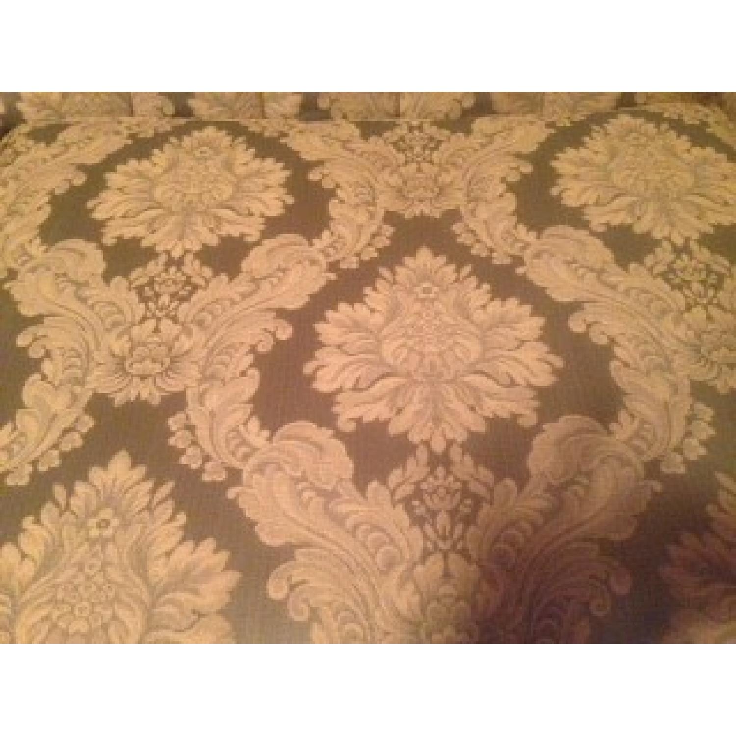 Vintage Teal Green Sofa w/ Claw Feet - image-2