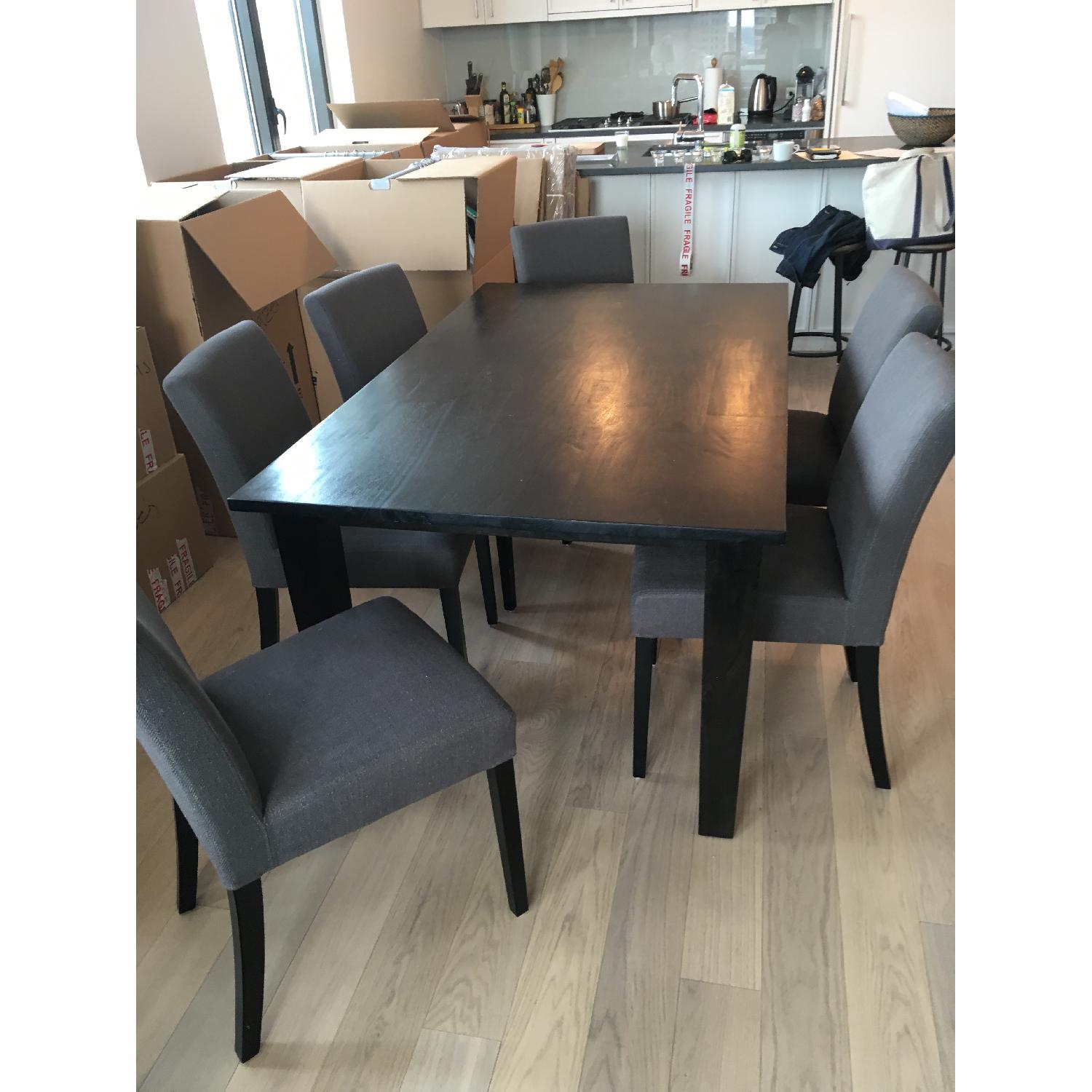 Crate & Barrel Basque Java Dining Table - image-3