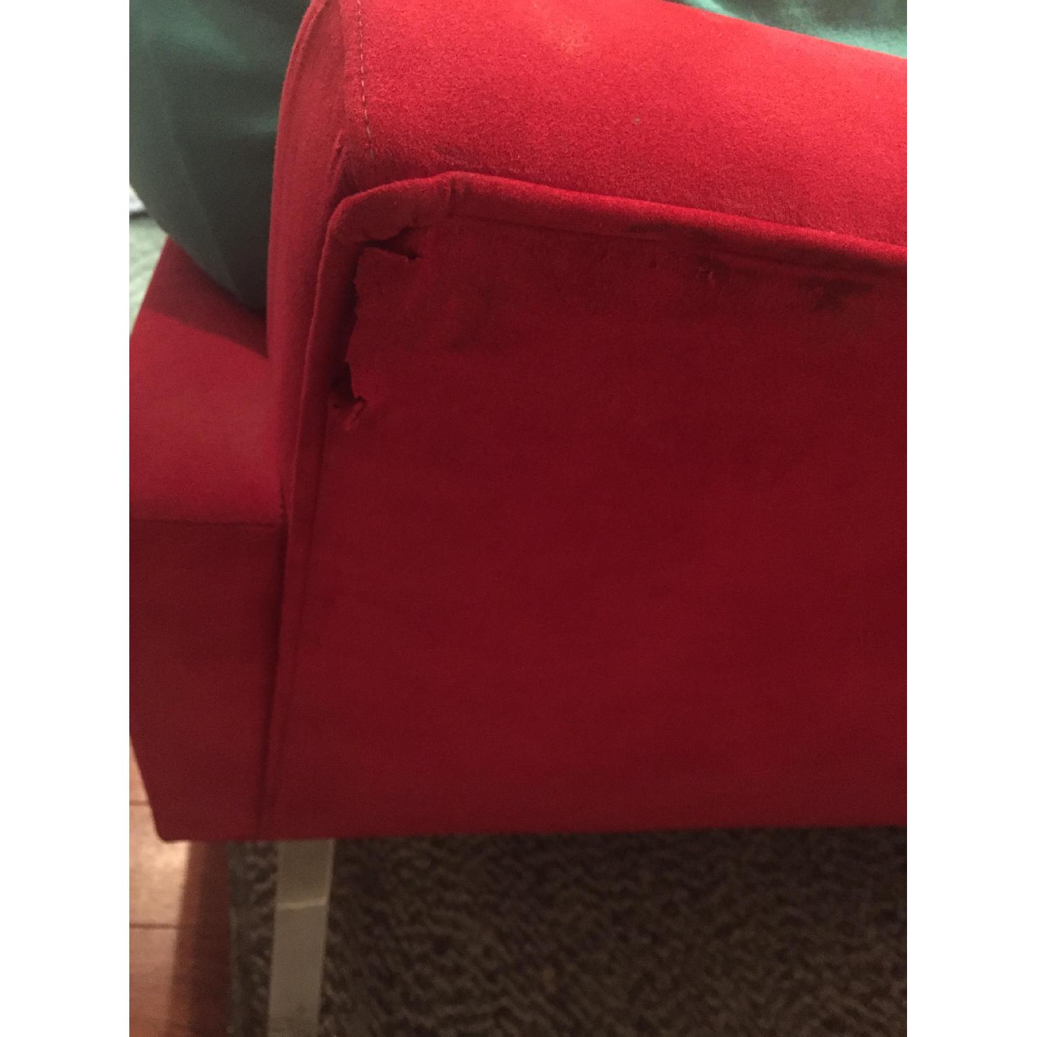 CB2 Red Couch - image-3