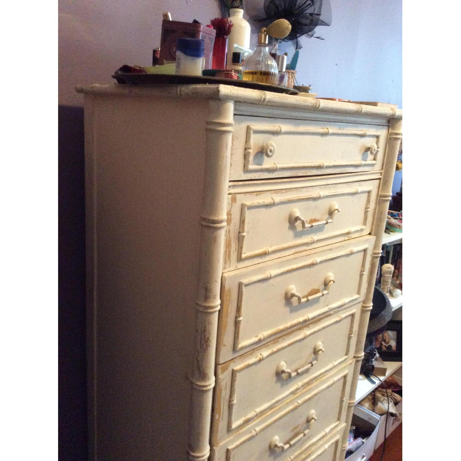 7-Drawer White Shabby Chic Dresser - image-2