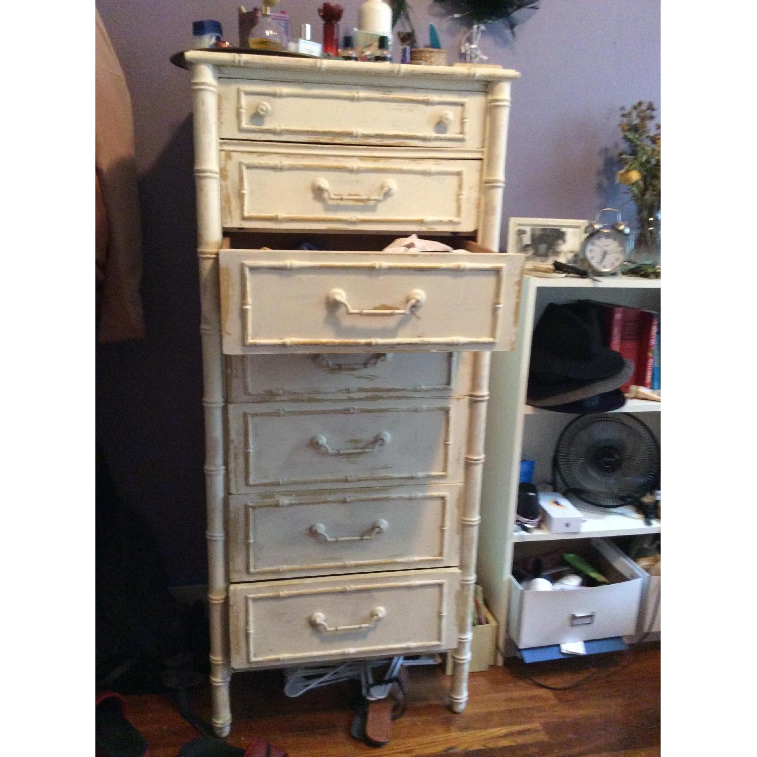 7-Drawer White Shabby Chic Dresser - image-3
