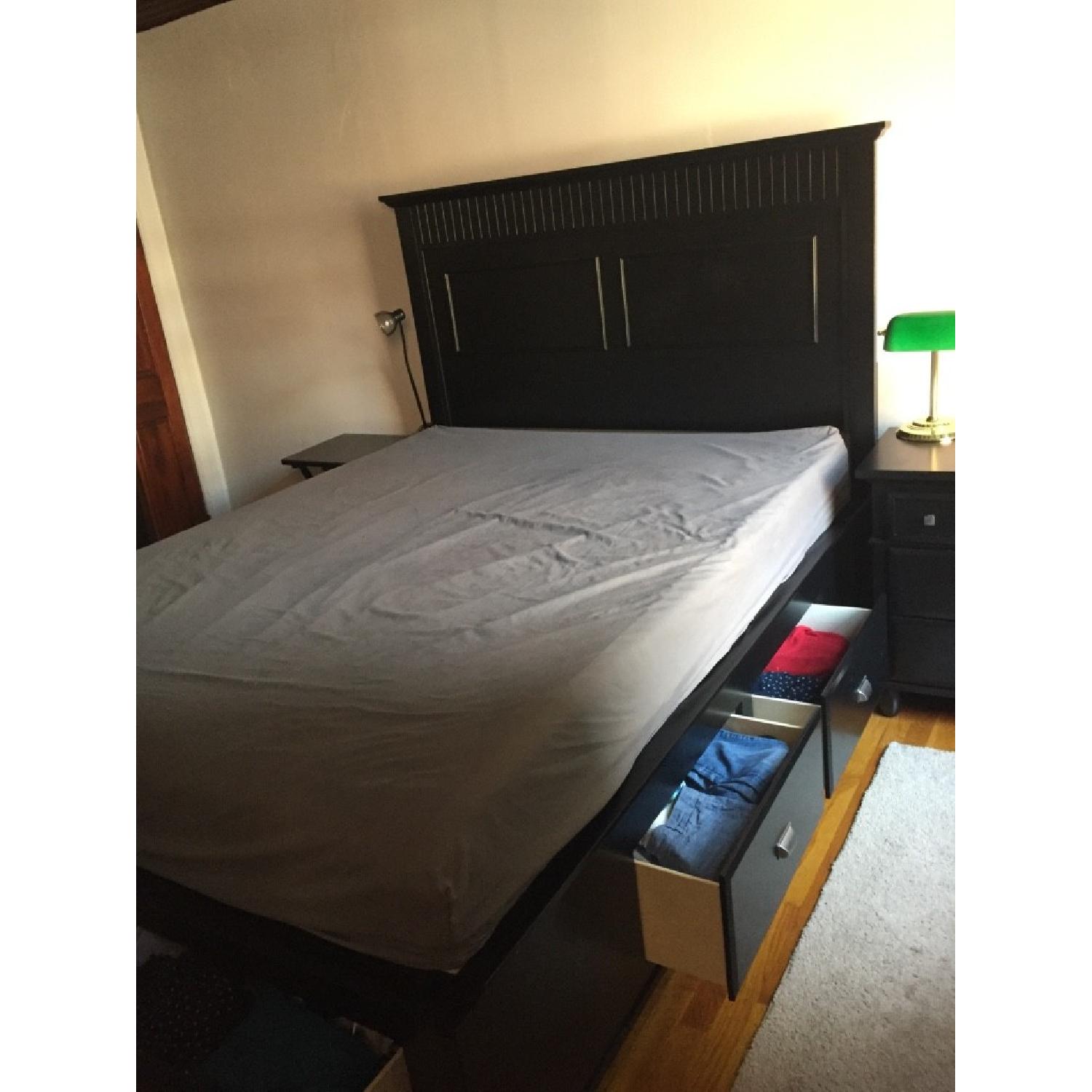 Bob's Spencer Black Queen Storage Bed - image-3
