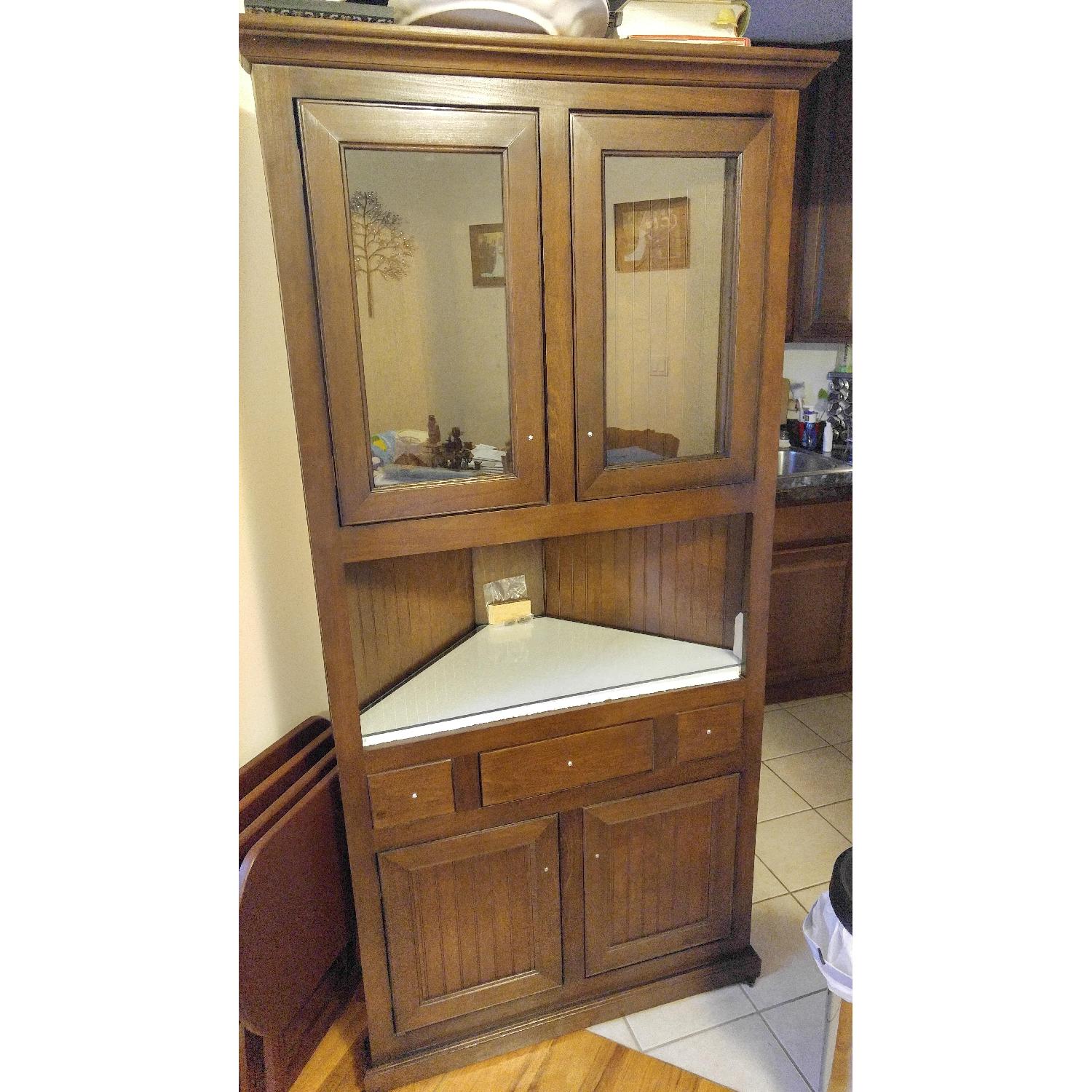 Coastal Corner China Cabinet - image-1