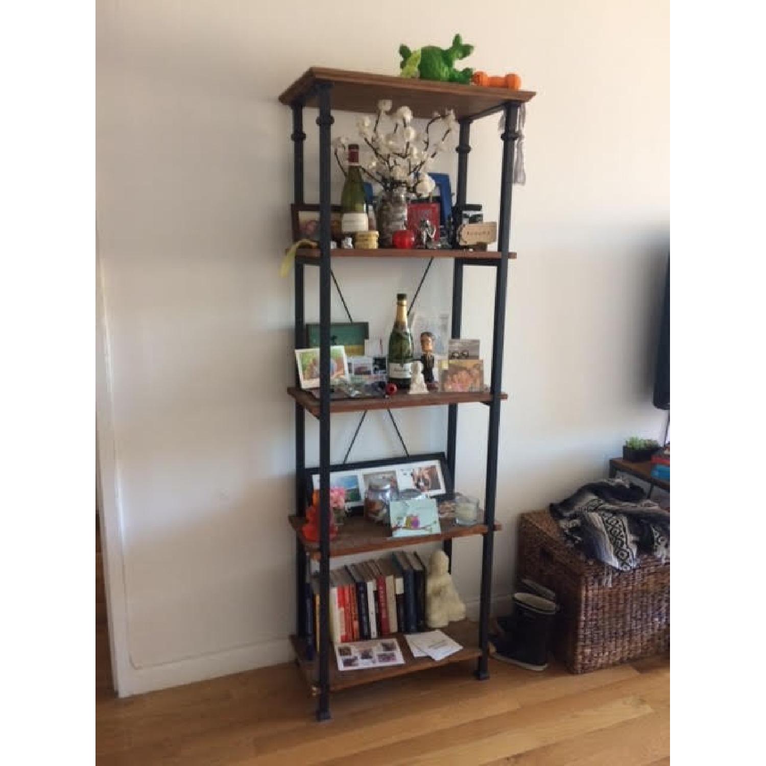 Tribecca Home Myra Vintage Industrial Modern Rustic Bookcase - image-2