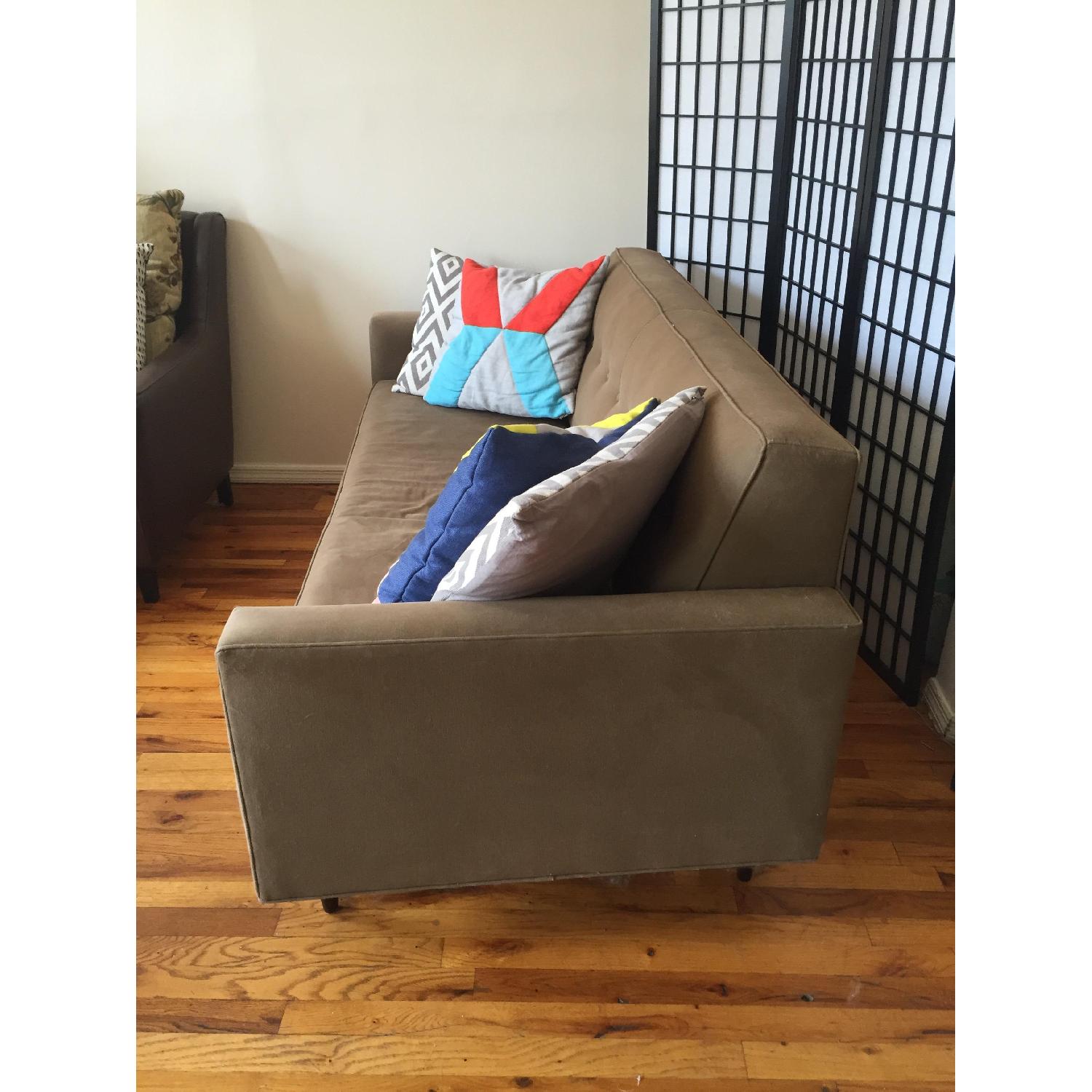 Room & Board Mid Century Olive Green Couch - image-2