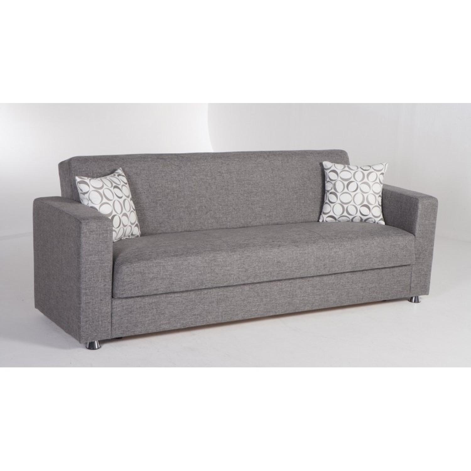 Istikbal Furniture Tokyo Diego Gray Convertible Sofa Bed - image-5