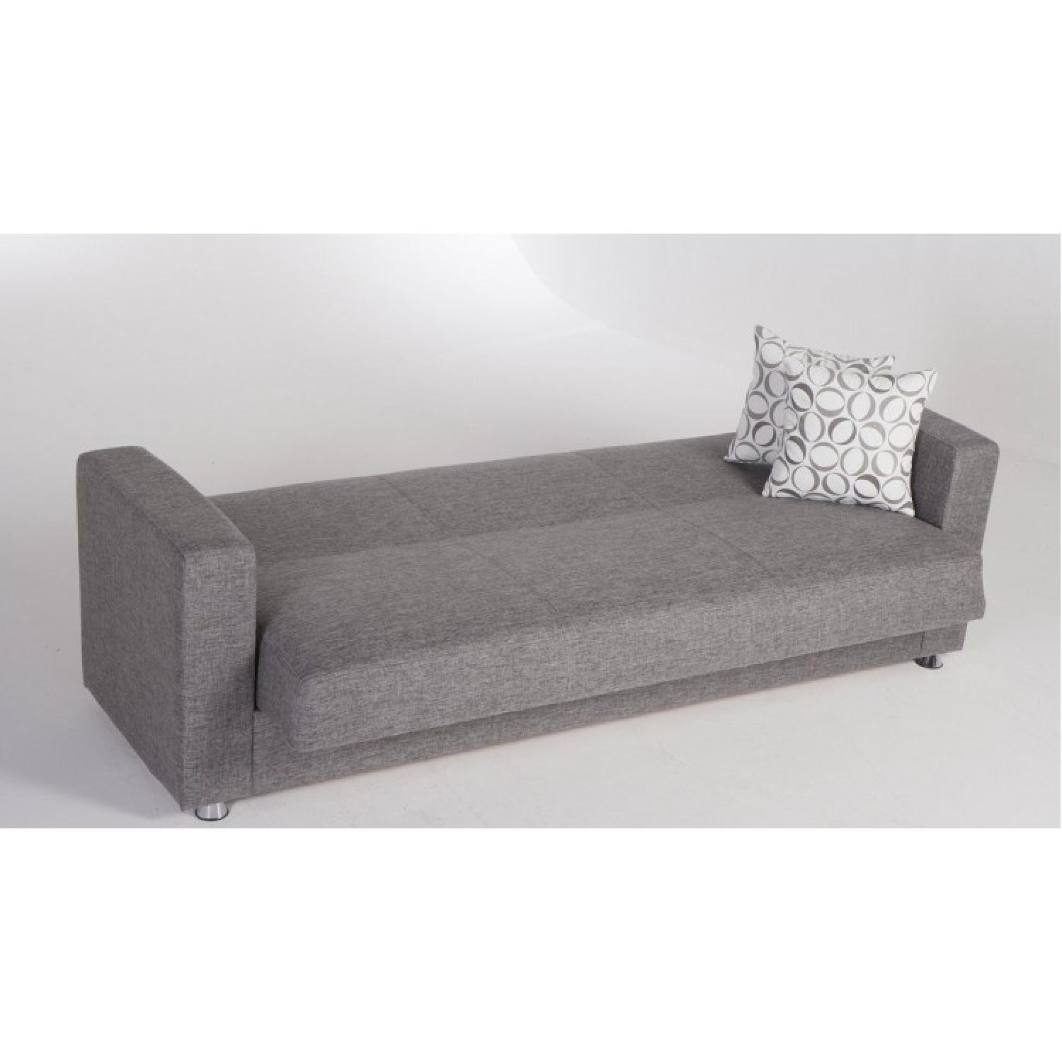 Istikbal Furniture Tokyo Diego Gray Convertible Sofa Bed - image-6