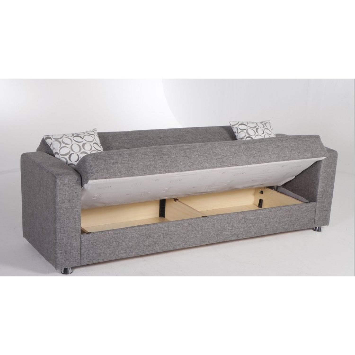Istikbal Furniture Tokyo Diego Gray Convertible Sofa Bed - image-7